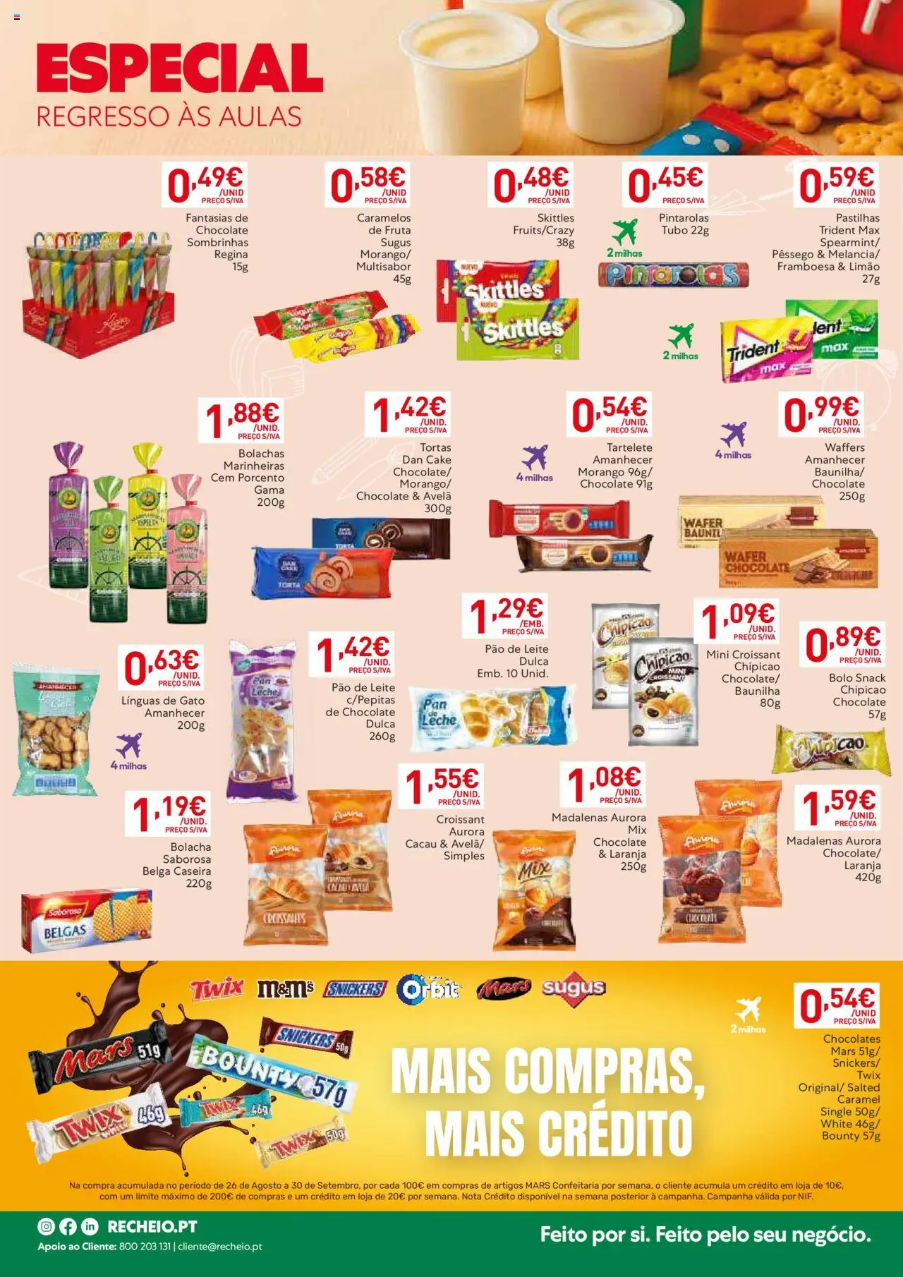 Recheio - Madeira │ válido de 26.08.2025 | Página: 16 | Produtos: Bolo, Chocolates, Chocolate, Torta