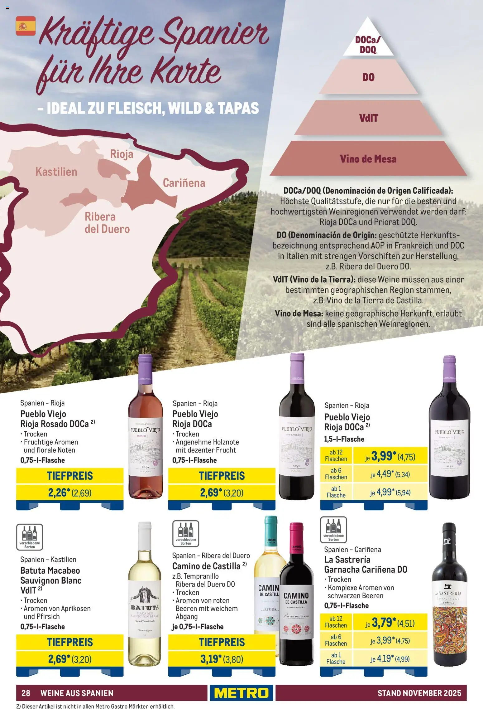 Metro - Hauswein-Katalog – gültig ab 12.11.2025 | Seite: 28 | Produkte: Pfirsich