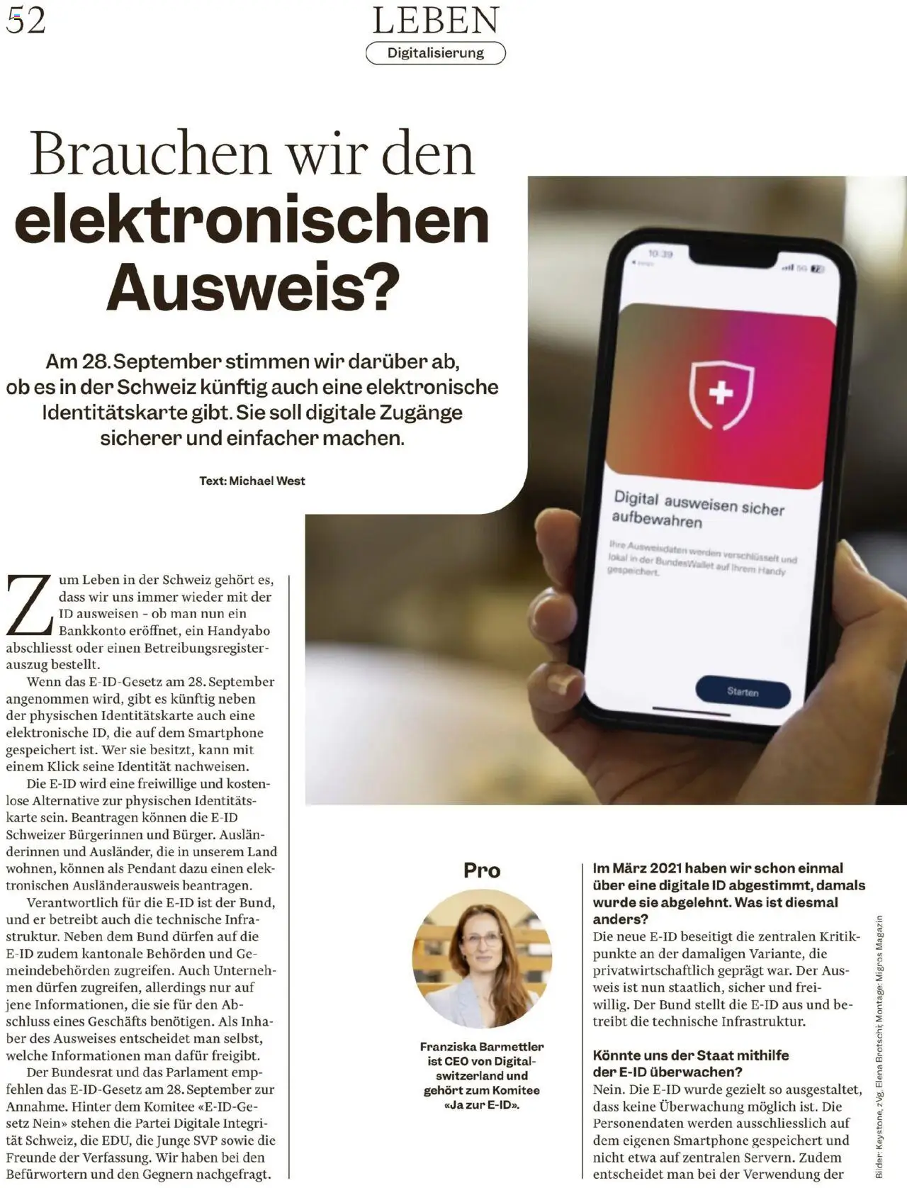 Migros Magazin – gültig ab 08.09.2025 | Seite: 52 | Produkte: Smartphone, Bilder