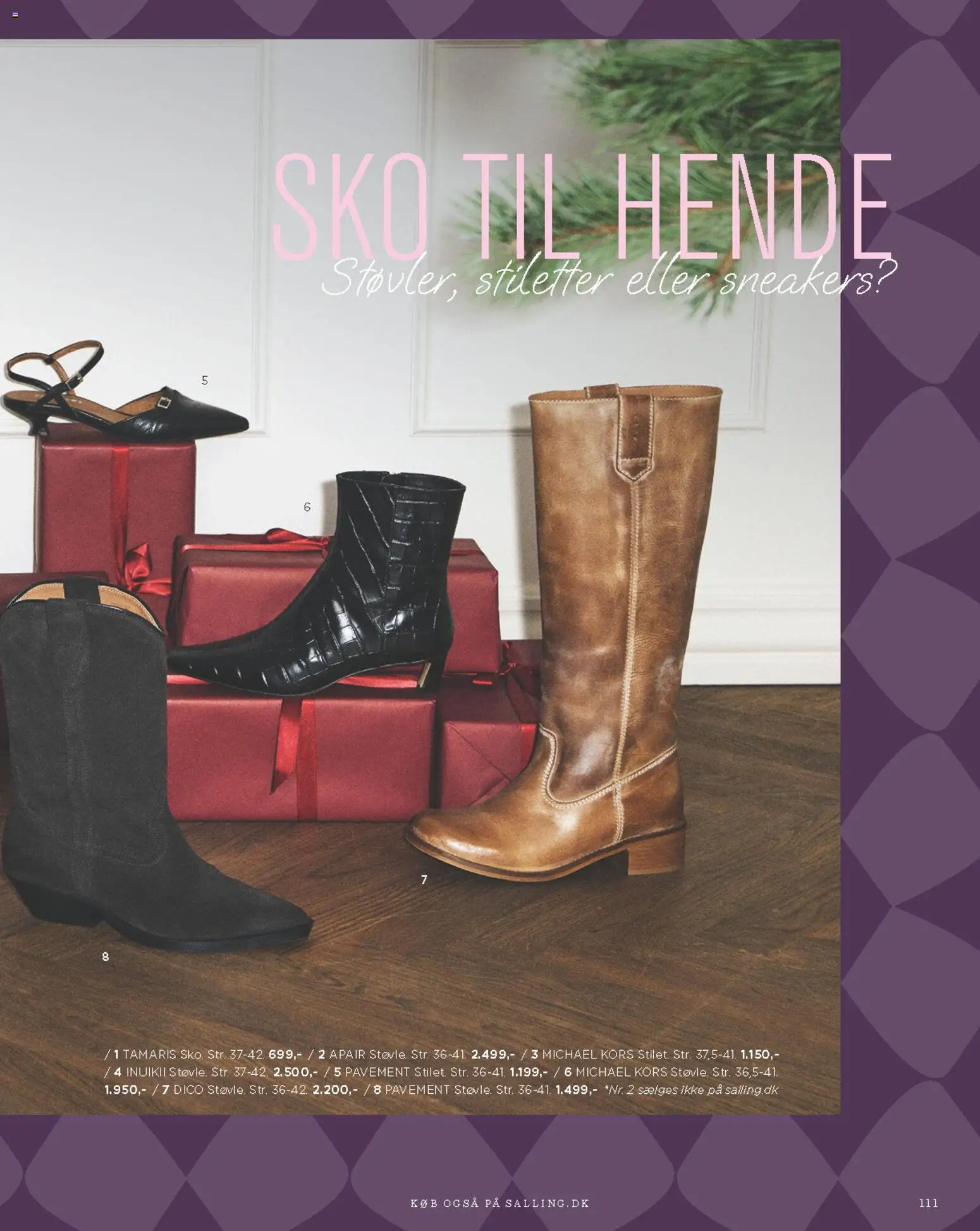 Salling tilbudsavis – gyldig fra 01.11.2025 | Side: 111 | Produkter: Sneakers, Sko