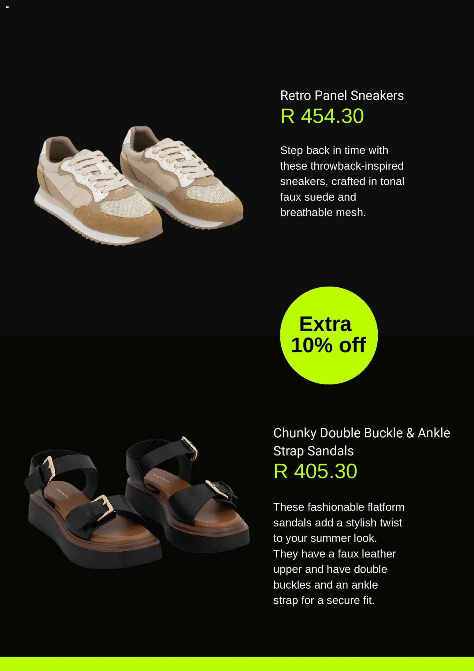 New Woolworths catalogue – valid from 28.10.2025 | Page: 10 | Products: Sneakers, Sandals