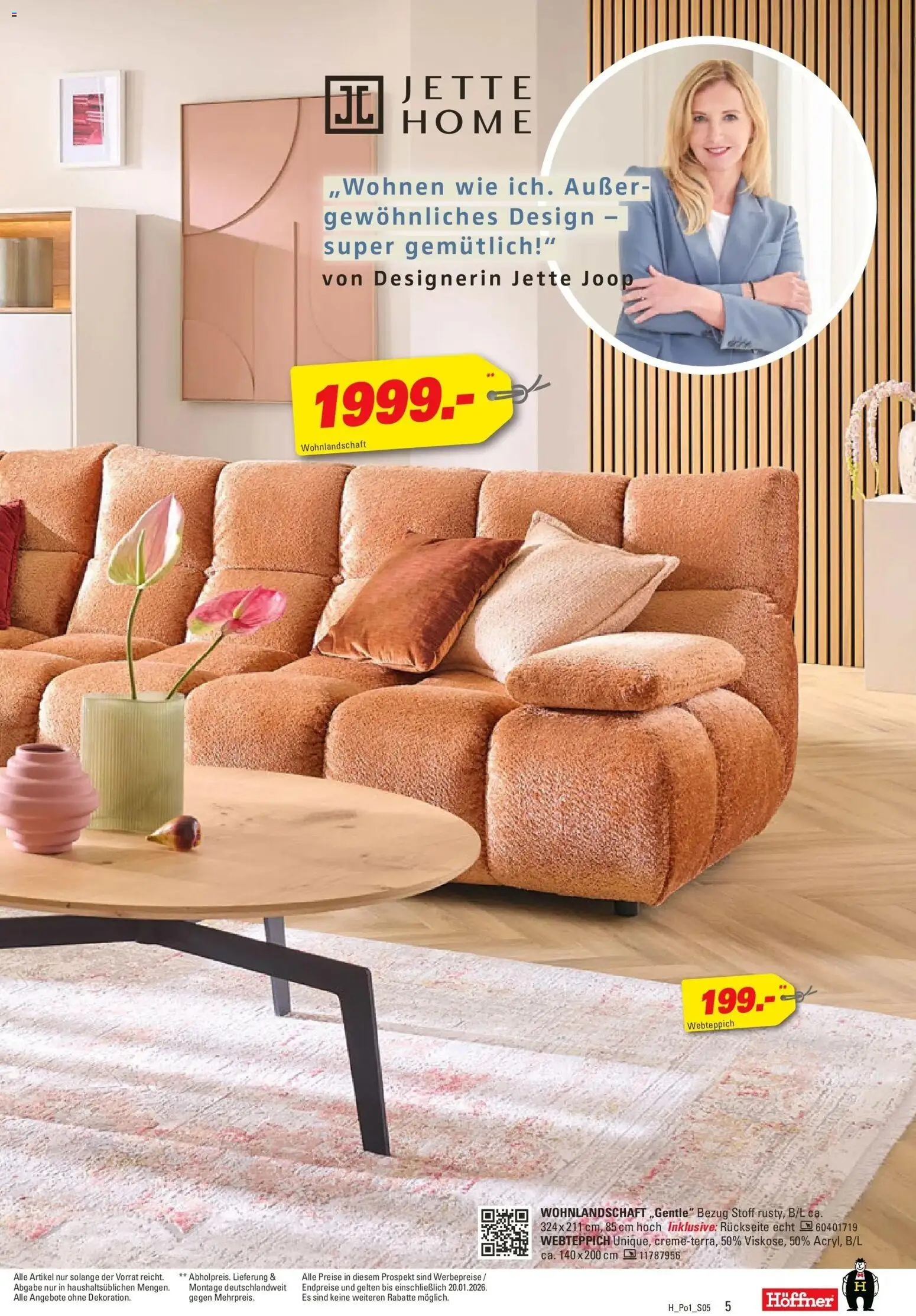 Höffner - Höffner: Möbelangebote – gültig ab 23.12.2025 | Seite: 5 | Produkte: Wohnlandschaft