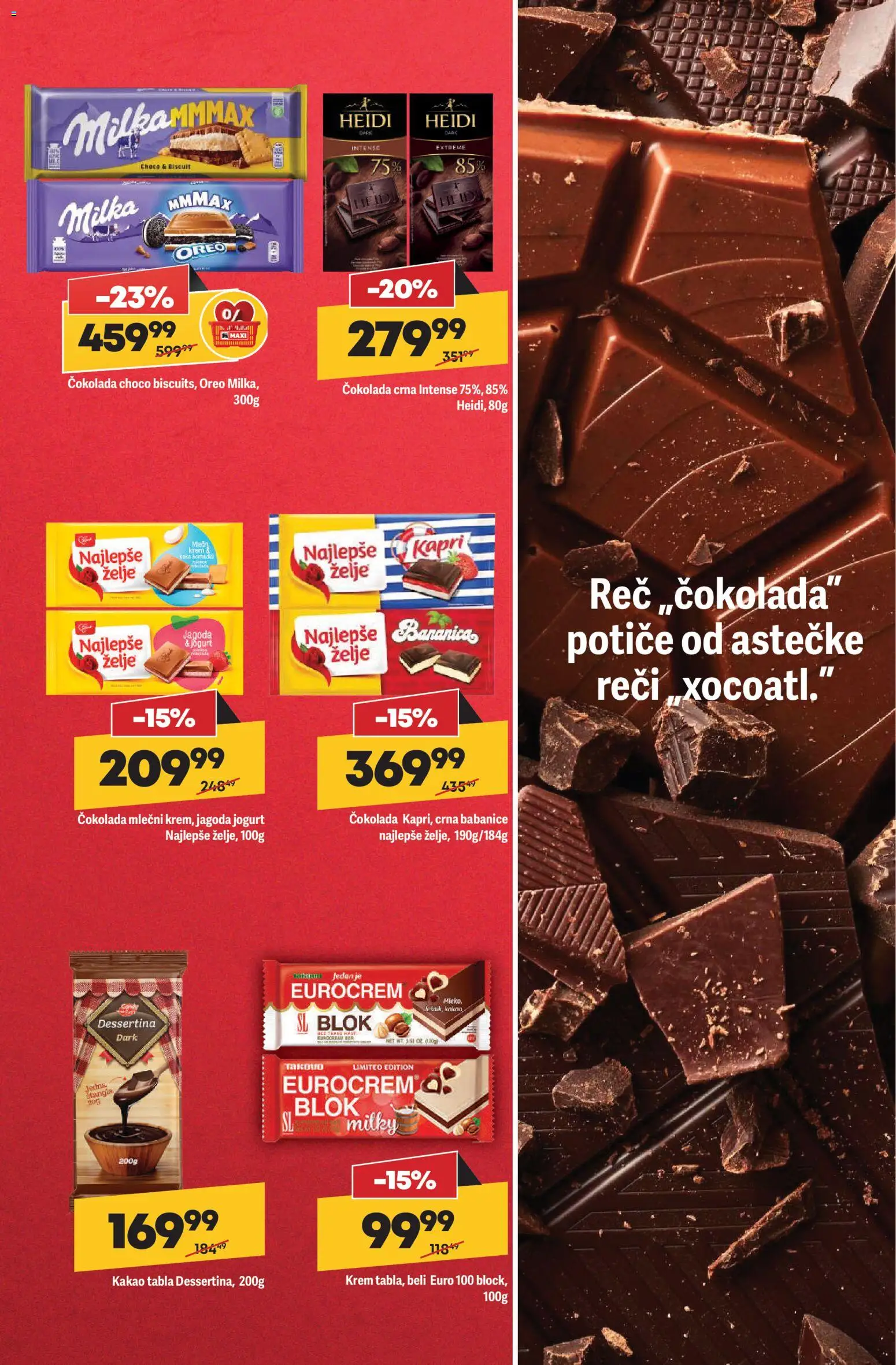 Mega Maxi katalog - važi od 23.10.2025 | Strana: 17 | Proizvode: Oreo, Tablet, Eurocrem, Čokolada