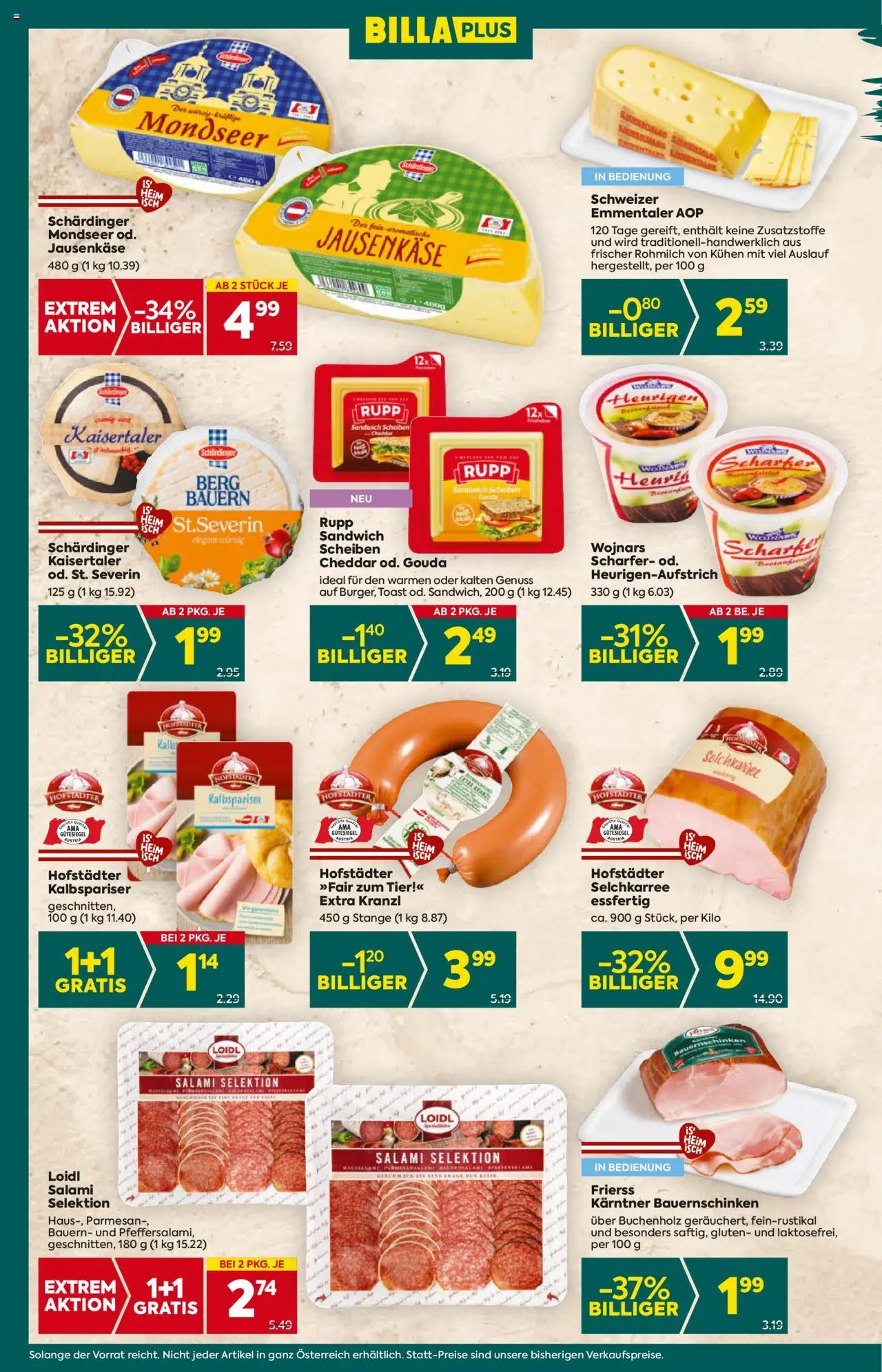 Billa Plus Flugblatt - Burgenland gültig ab 09.10.2025 | Seite: 10 | Produkte: Salami