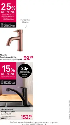 KARWEI - Folder - Voorbeeld van een folder van KARWEI, geldig van 27.10.2025 | Pagina: 25 | Producten: Bad