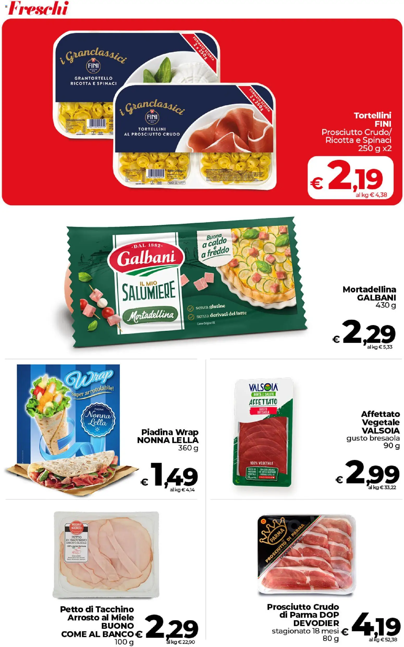 Volantino COOP del 27.01.2026 | Pagina: 11 | Prodotti: Arrosto, Prosciutto Crudo, Bresaola, Miele