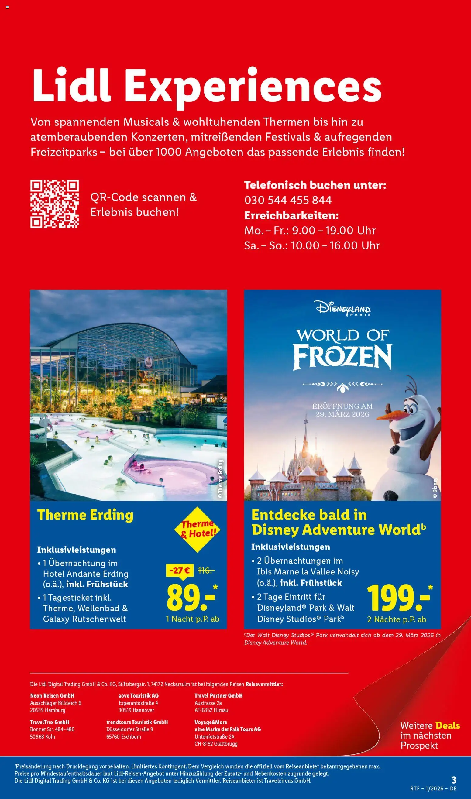 Lidl Reisen - Prospekt – gültig ab 14.01.2026 | Seite: 3 | Produkte: Uhr