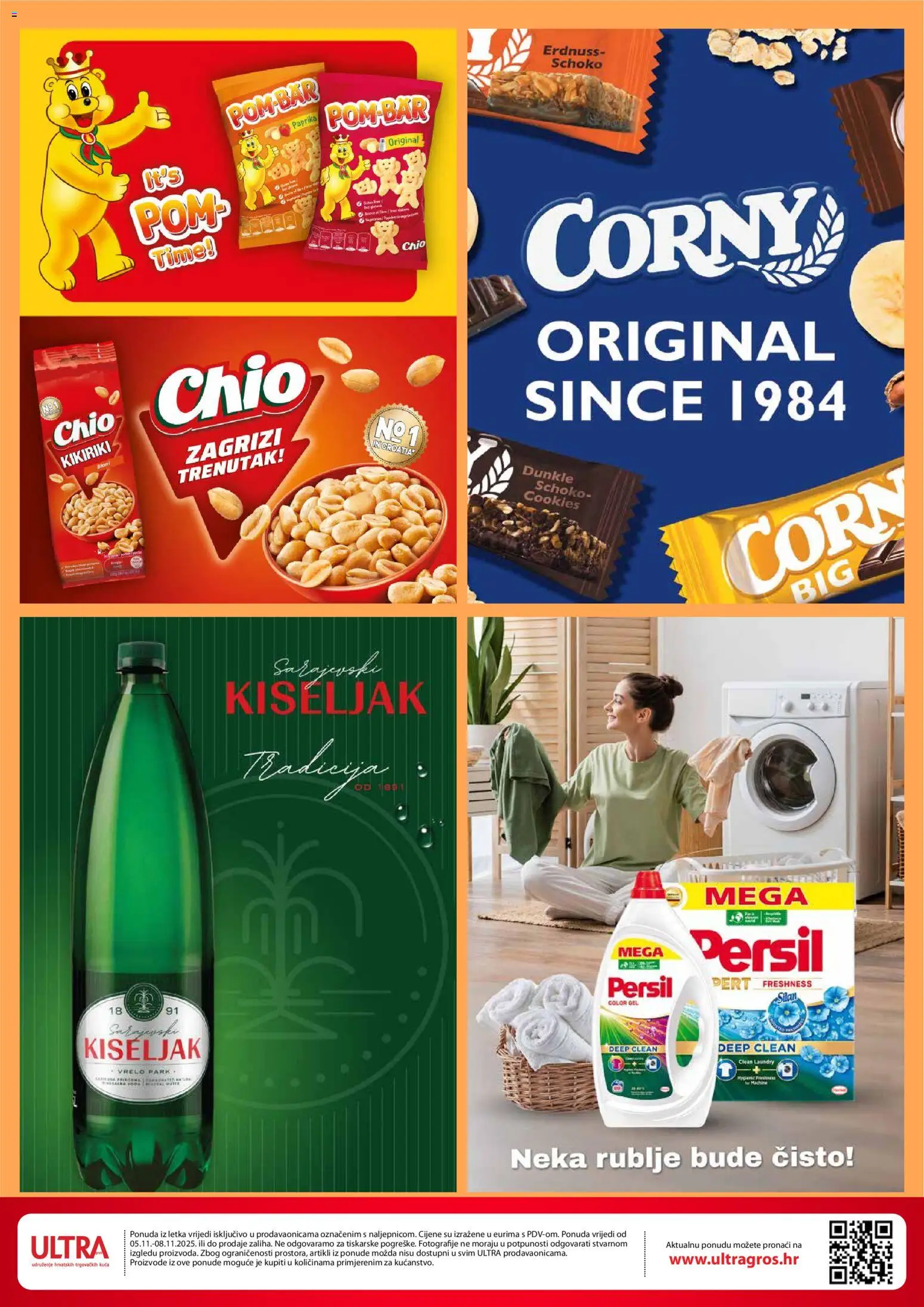 Ultra Gros katalog | vrijedi od 05.11.2025 | Stranica: 2 | Proizvodi: Sarajevski kiseljak, Paprika, Kikiriki, Persil