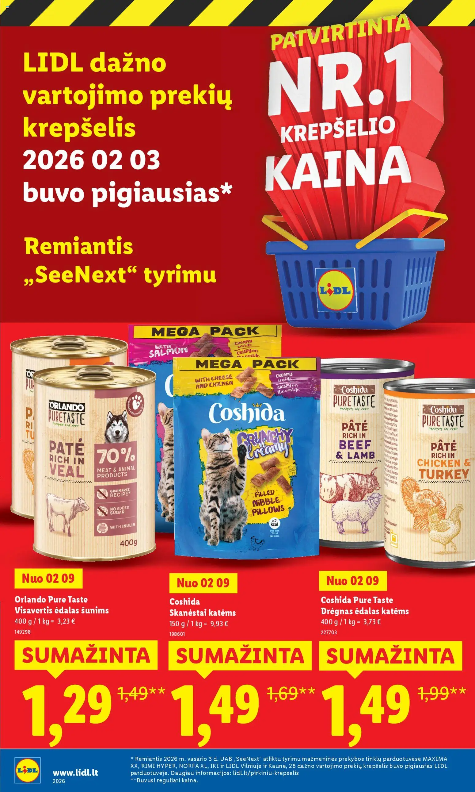 LIDL akcijos nuo 02.03.2026 | Puslapis: 20 | Prekių: Krepšelis