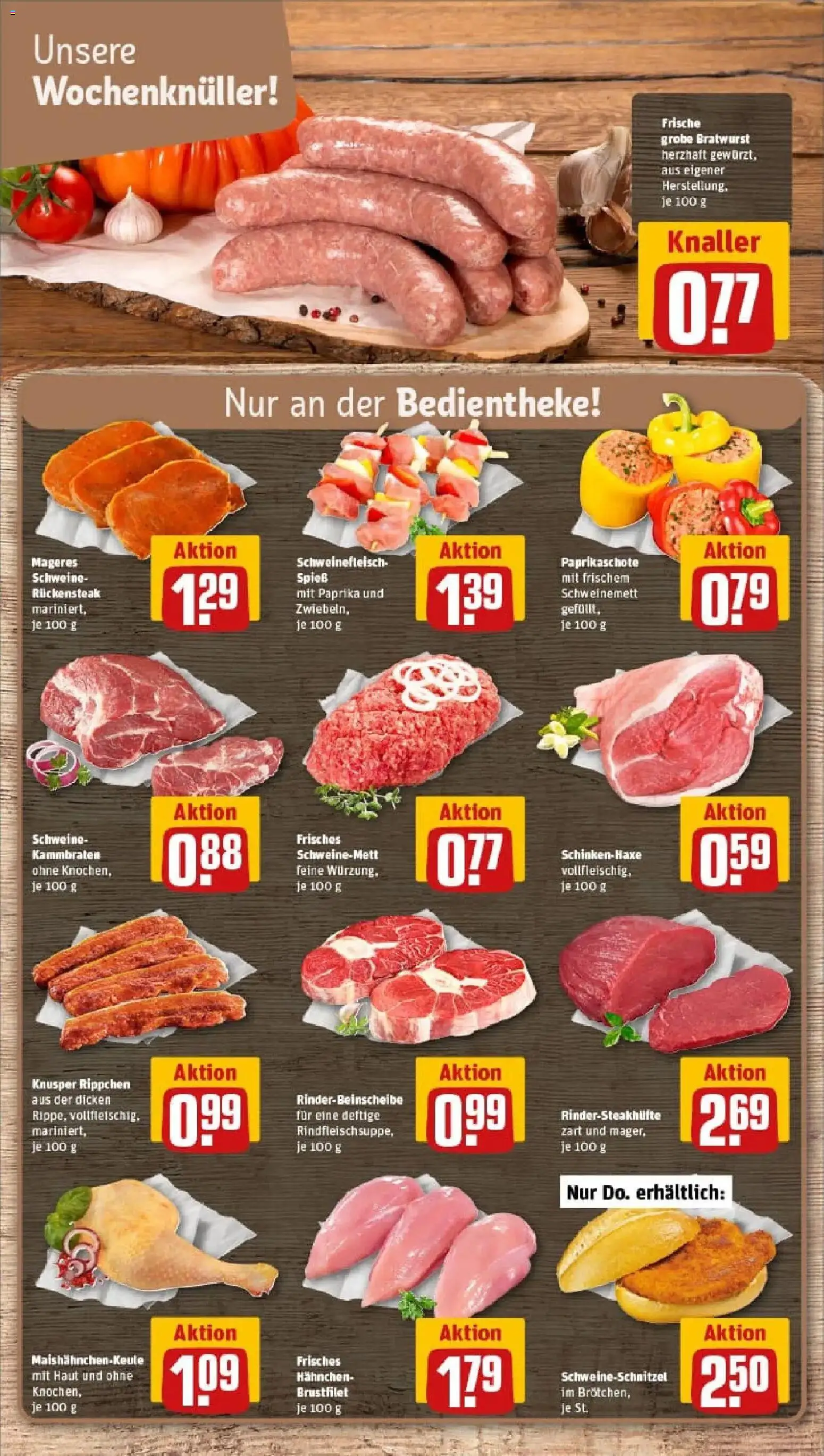 Rewe prospekt Mendig	 – gültig ab 26.01.2026 | Seite: 8 | Produkte: Schnitzel, Paprika, Schweinefleisch, Steak