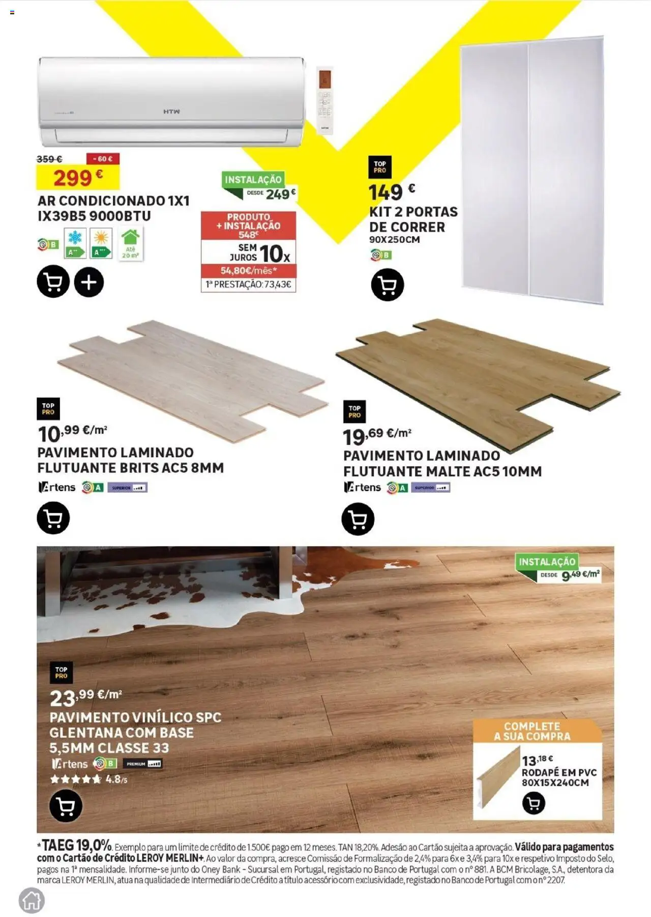 Leroy Merlin -  Portugal Continental │ válido de 21.08.2025 | Página: 3 | Produtos: Ar condicionado, Rodapé, Base, Portas