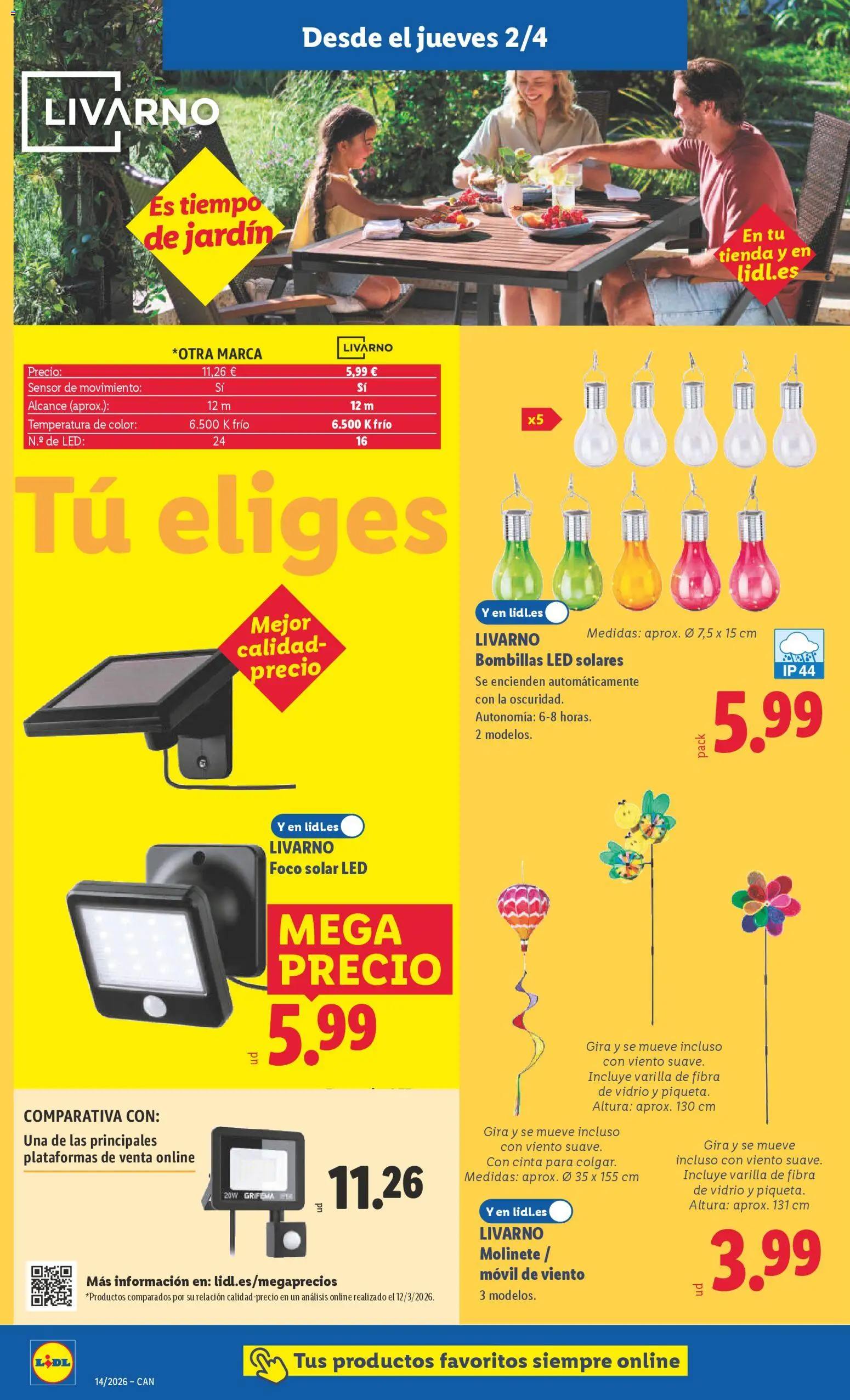 Lidl folleto de bazar │ válido desde el 30.03.2026 | Página: 14