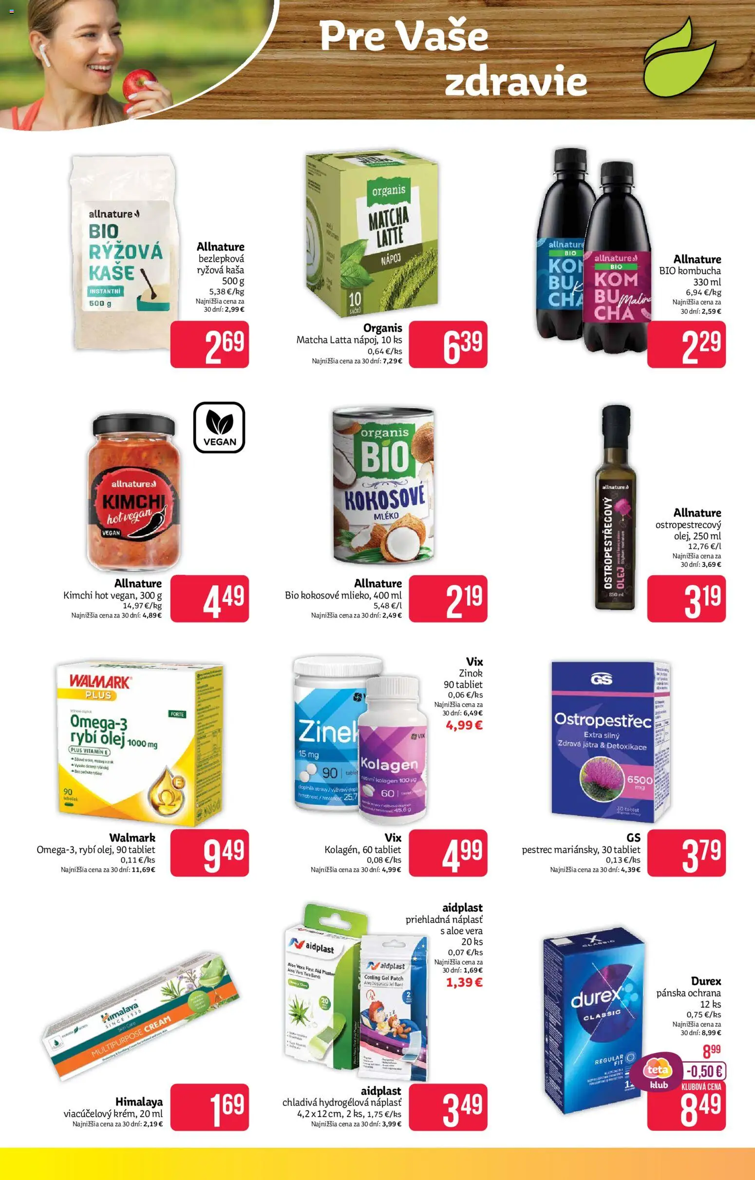Nové Teta drogerie akcie – leták je platný od 16.02.2026 | Strana: 12 | Produkty: Tablet, Olej, Kolagén