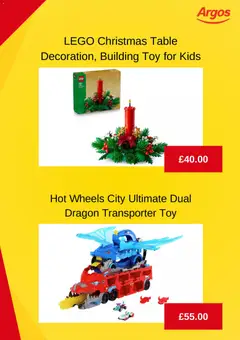 Preview of Argos - Weekly offers valid from 09.12.2025 | Page: 4 | Products: Table, Toy, Lego