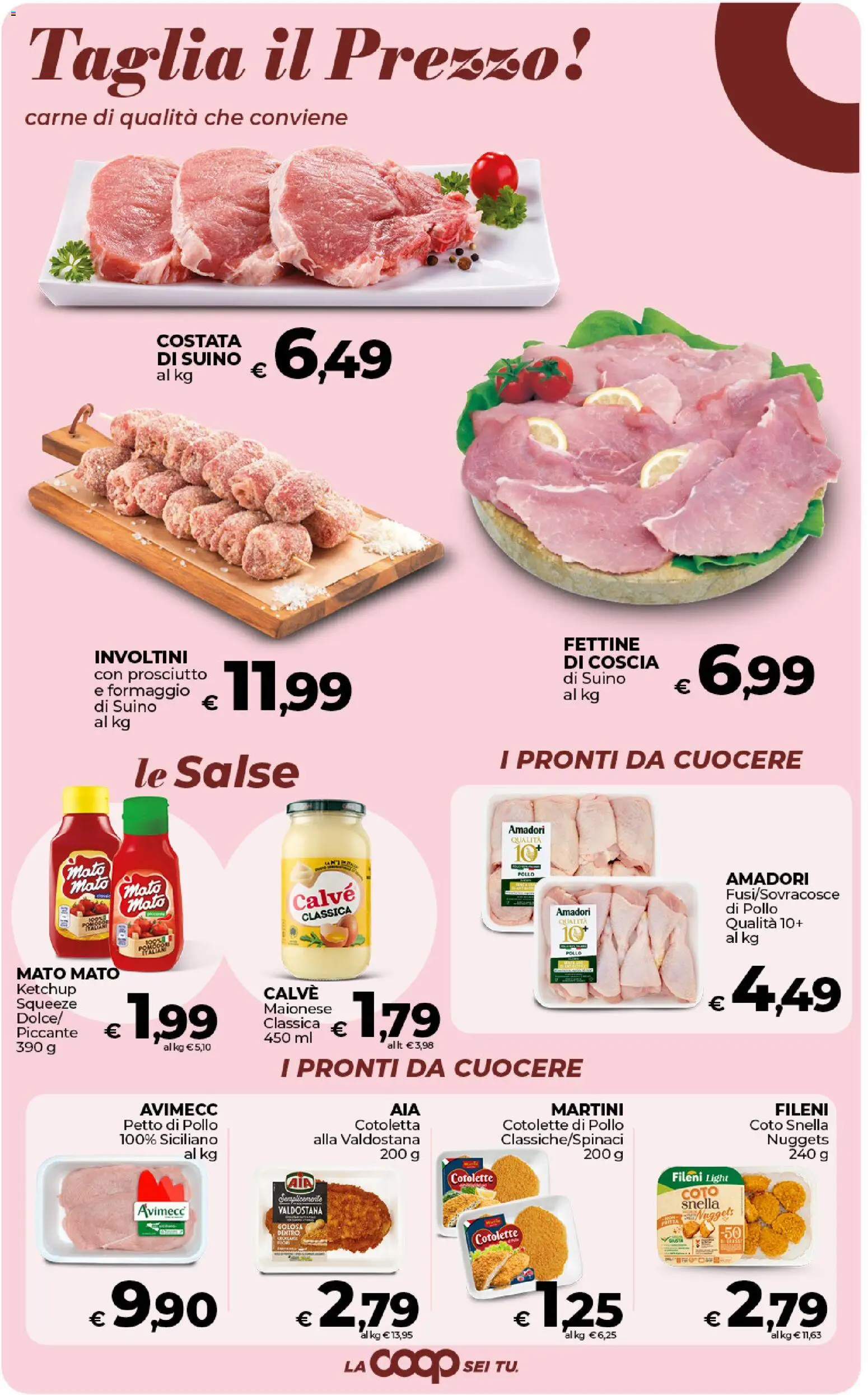 Volantino COOP del 17.01.2026 | Pagina: 13 | Prodotti: Petto di Pollo, Pollo, Suino, Formaggio