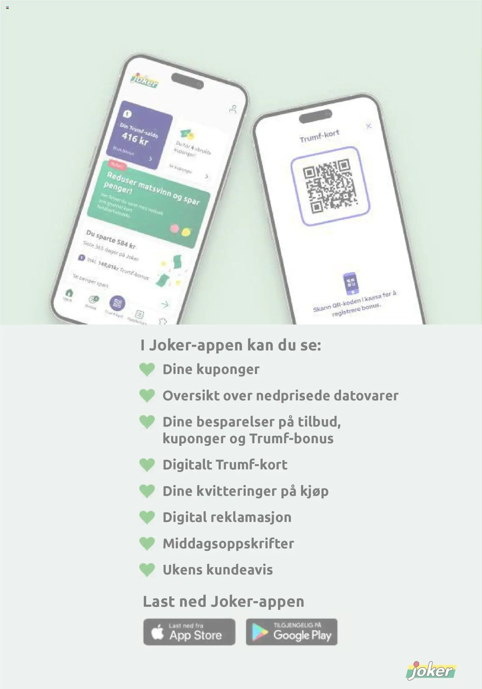 Nye » Joker kundeavis « er nå online. Se alle Apriltilbud på mobilen og spar! | Norway