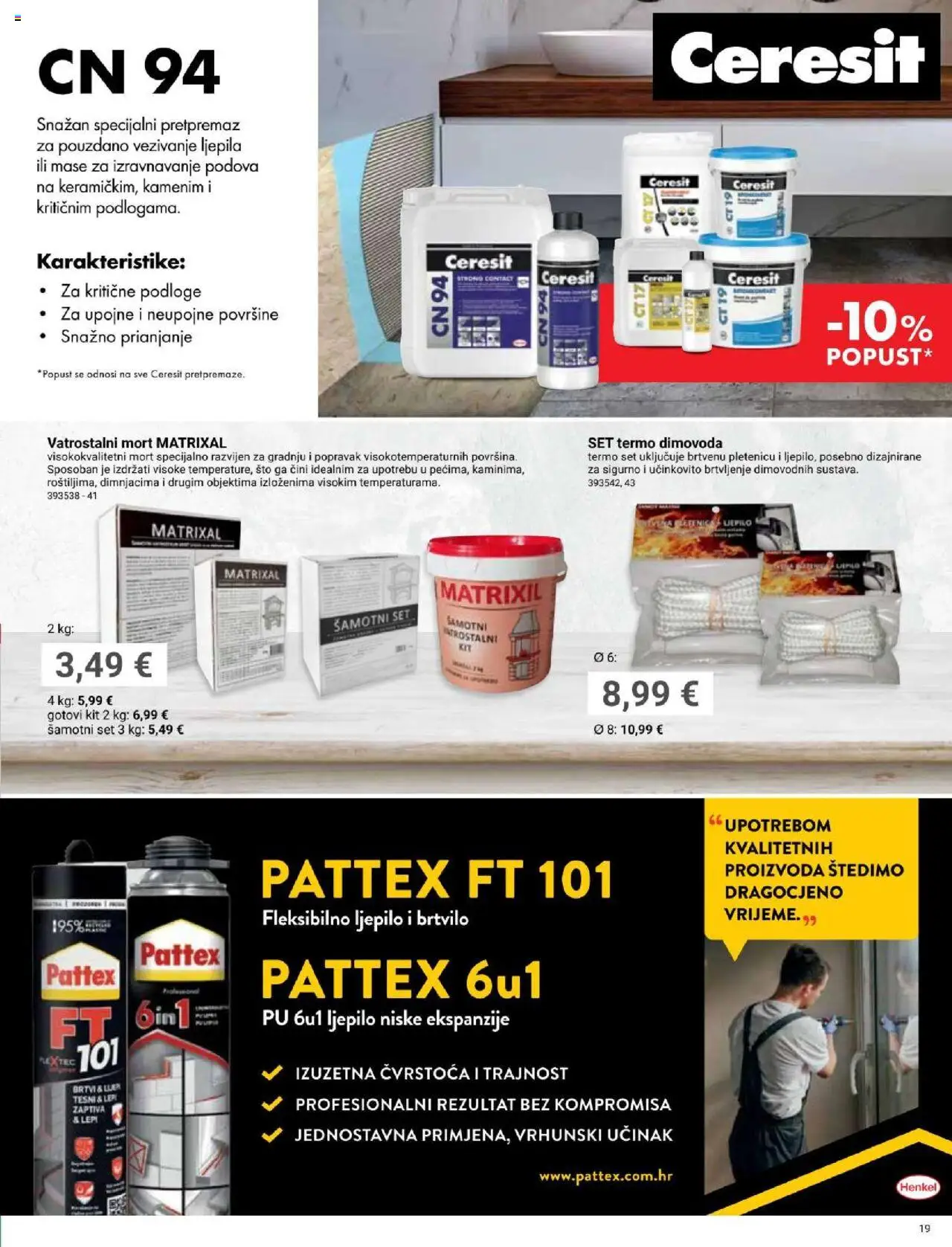 Pevex katalog | vrijedi od 25.09.2025 | Stranica: 19 | Proizvodi: Ljepilo