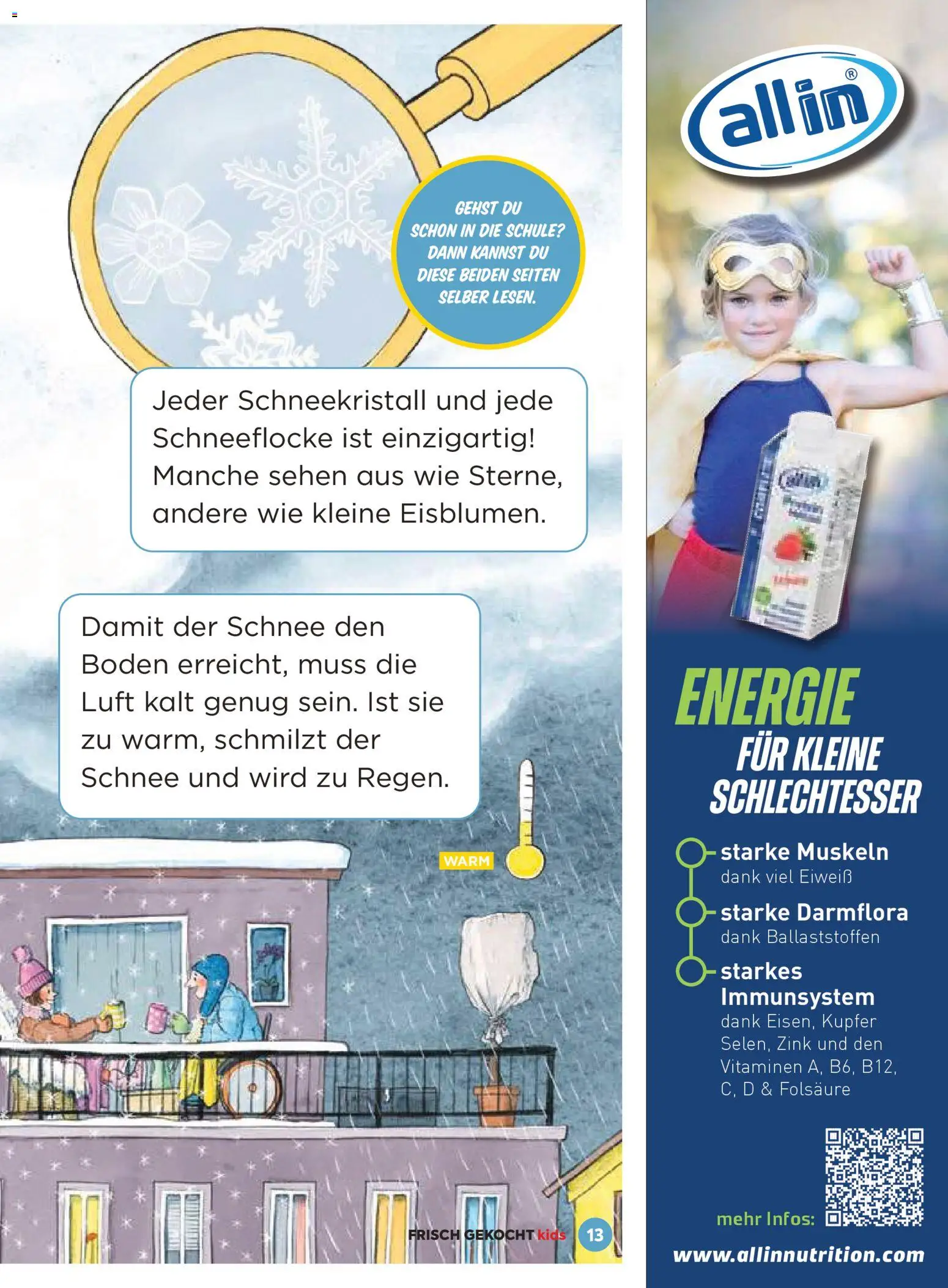 Billa  Frisch Gekocht Kids gültig ab 01.12.2025 | Seite: 13