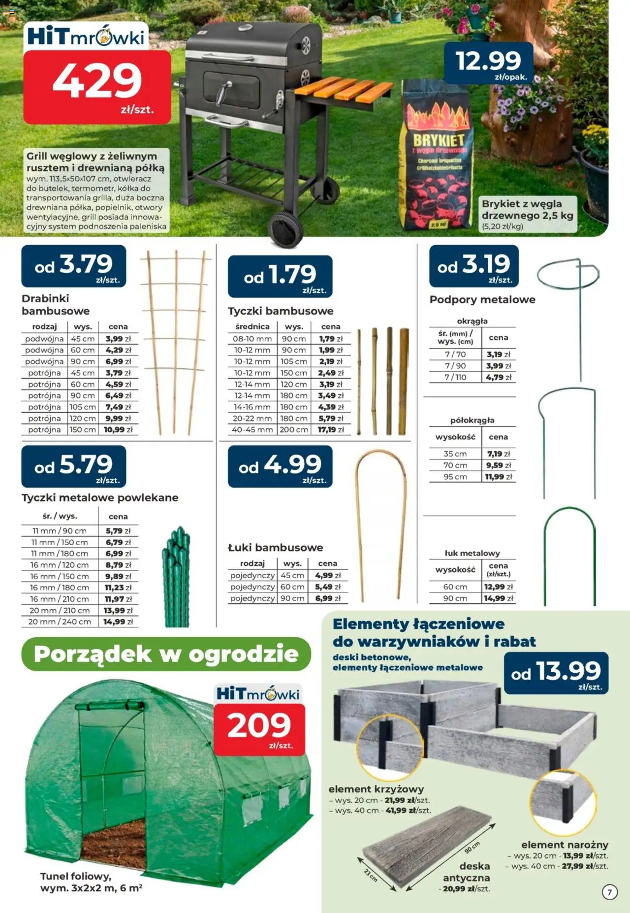 Mrówka Gazetka od 11.04.2025 | Strona: 7 | Produkty: Grill, Półka