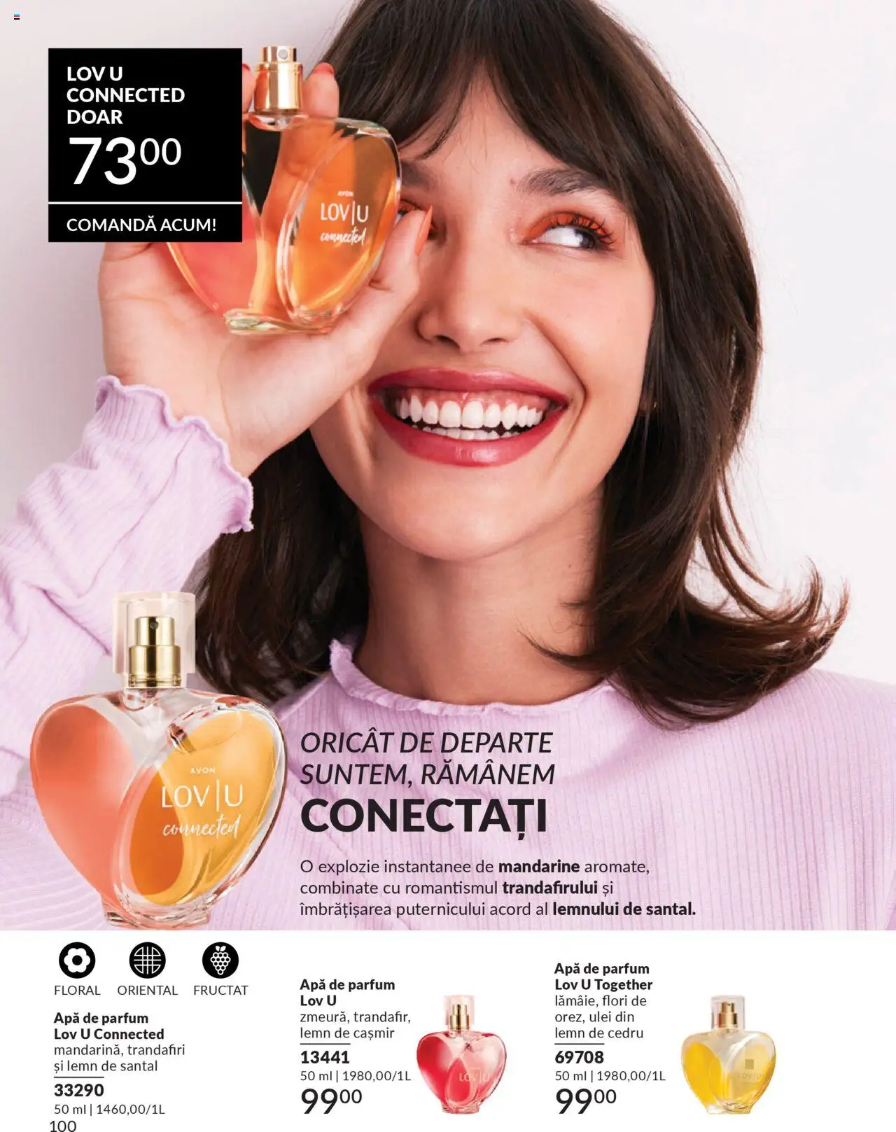 Noul catalog Avon – valabil de la 01.10.2025 | Pagină: 102 | Produse: Apă de parfum, Parfum, Ulei, Apă
