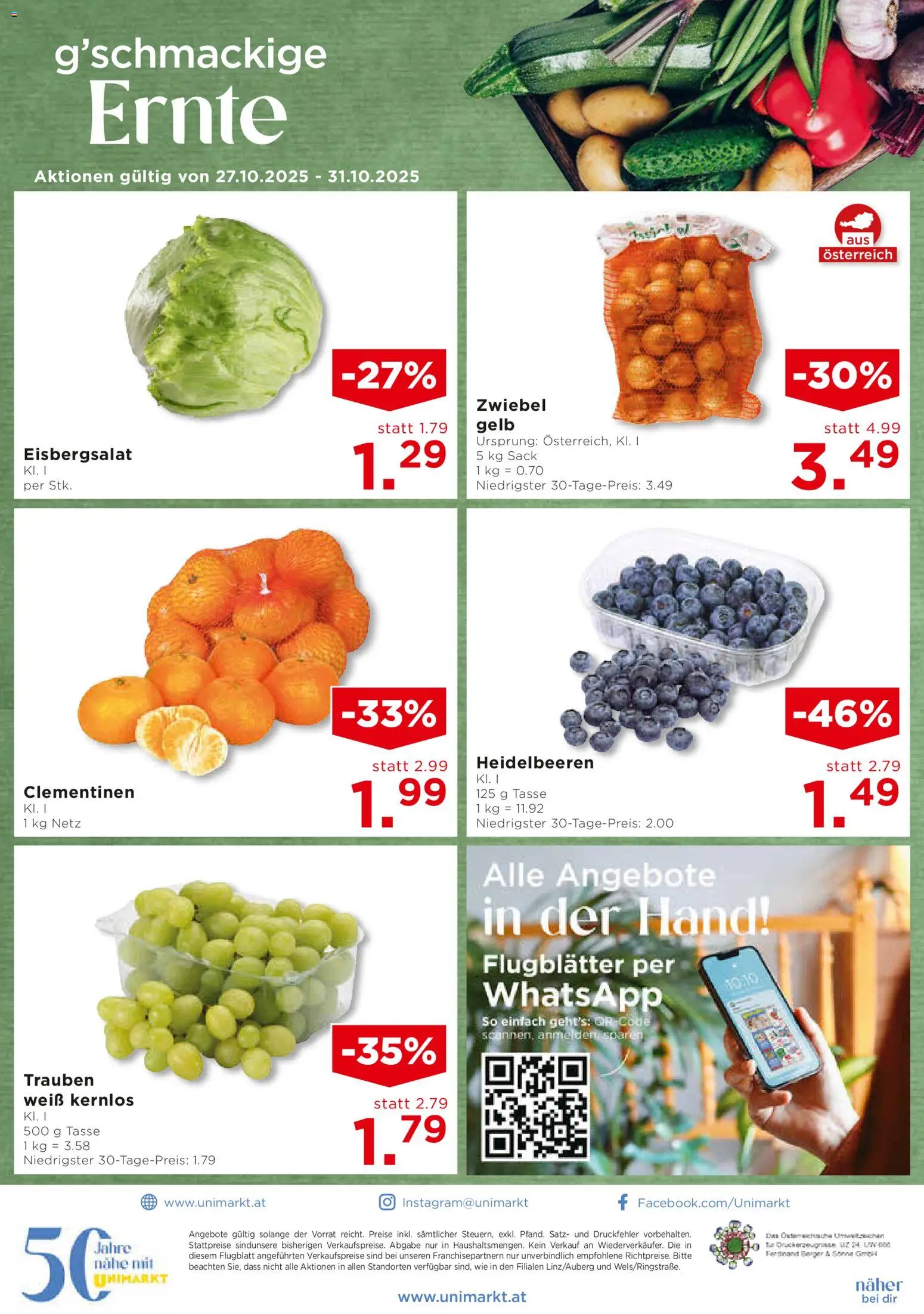 Unimarkt Nord gültig ab 29.10.2025 | Seite: 16