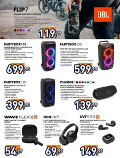 Anteprima del volantino Unieuro volantino valido a partire dal 20.03.2026 | Pagina: 46 | Prodotti: Auricolari, Cuffie, Microfono, Speaker