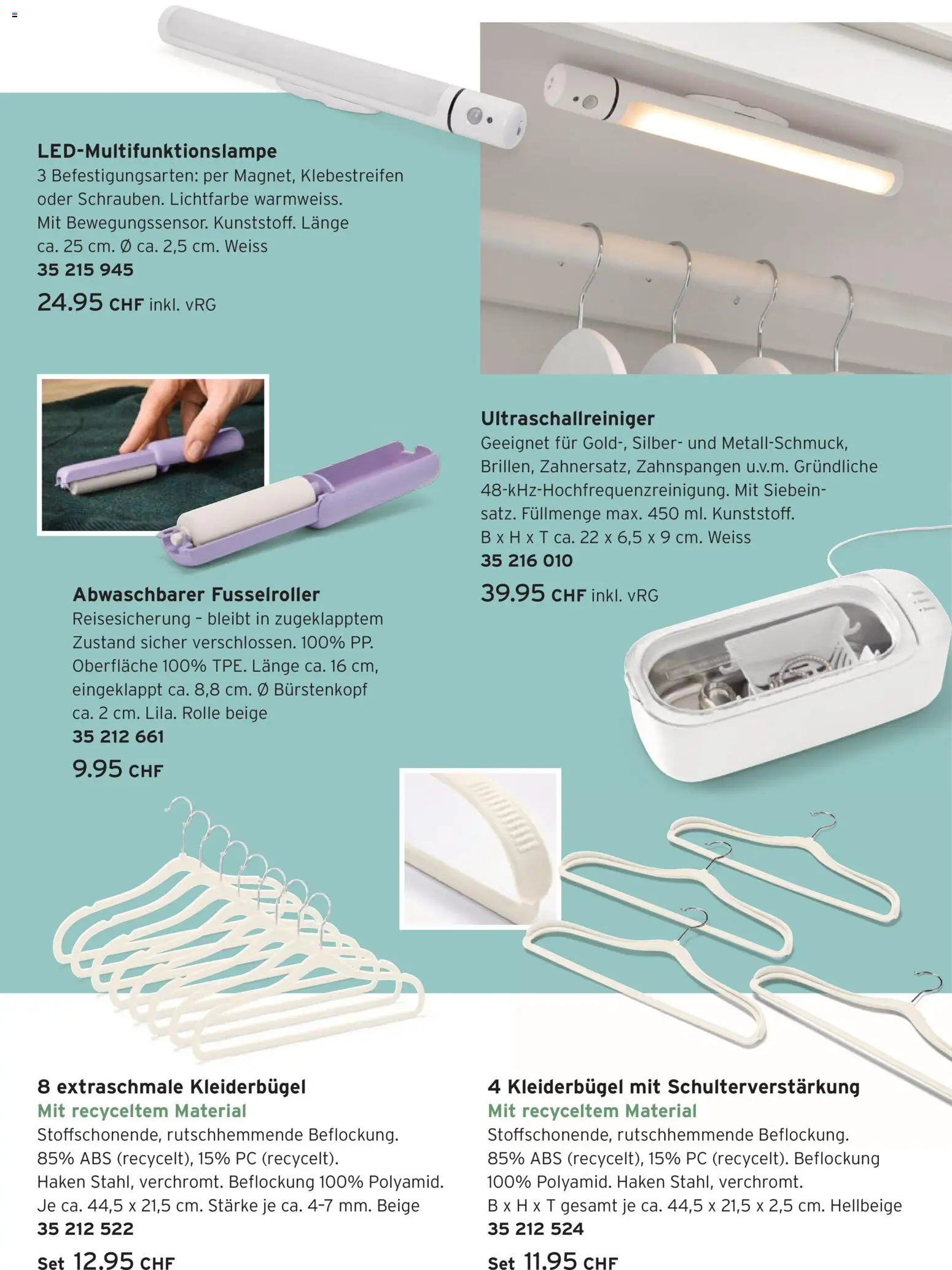 Tchibo Aktionen Mehr Farbe, mehr Frische – gültig ab 20.01.2026 | Seite: 23 | Produkte: Kleiderbügel, Pc