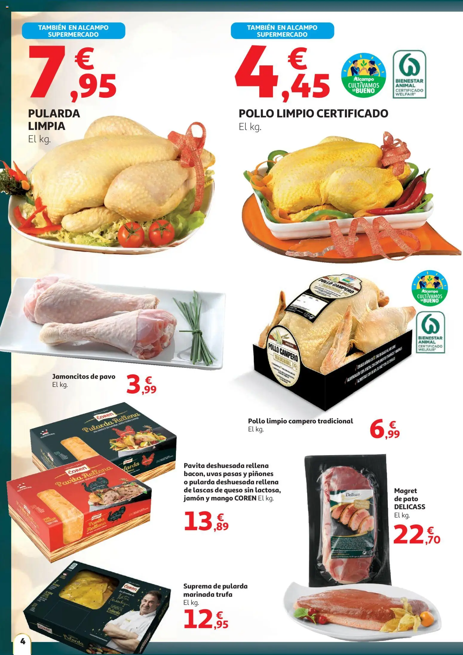 Alcampo - HP Unico │ válido desde el 11.12.2025 | Página: 4 | Productos: Queso, Τζίντζερ, Jamón, Ρούτερ