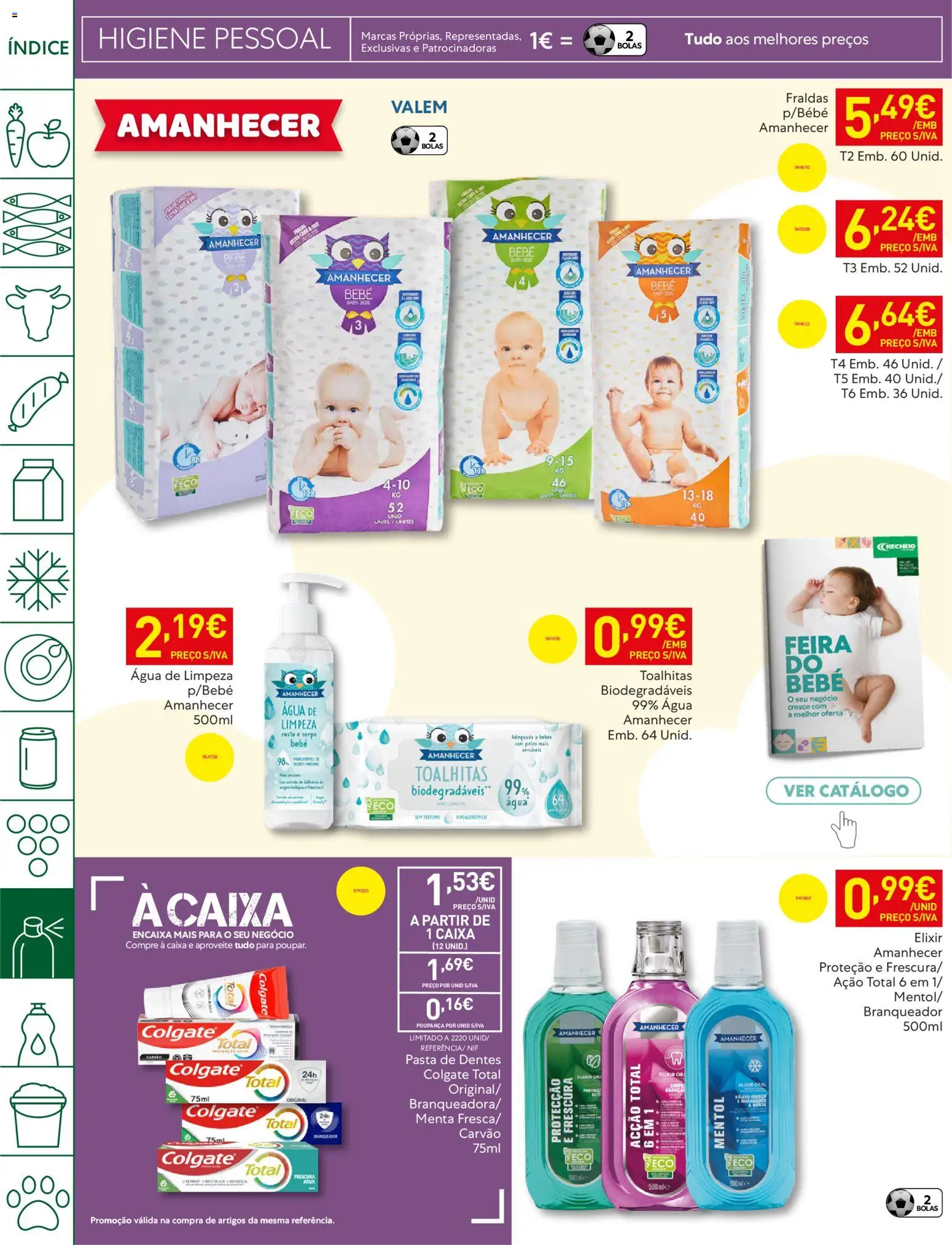 Recheio - Bons Negócios Madeira │ válido de 14.04.2026 | Página: 42 | Produtos: Agua, Fraldas, Perfume, Caixa