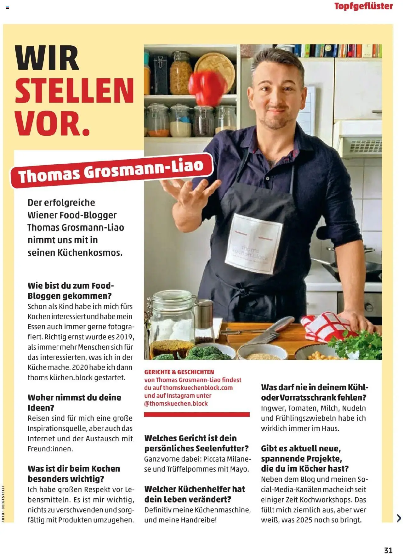 Penny Markt So Schmeckt's - Sommer 2025 gültig ab 01.06.2025 | Seite: 31 | Produkte: Kocher, Nudeln