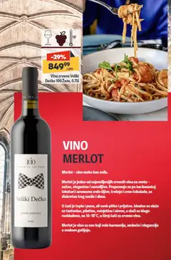 Vino crveno Veliki Dečko 100 Žena, 0.75l, Red wine, 0.75l - pregled Mega Maxi kataloga - važi od 13.11.2025 | Strana: 6