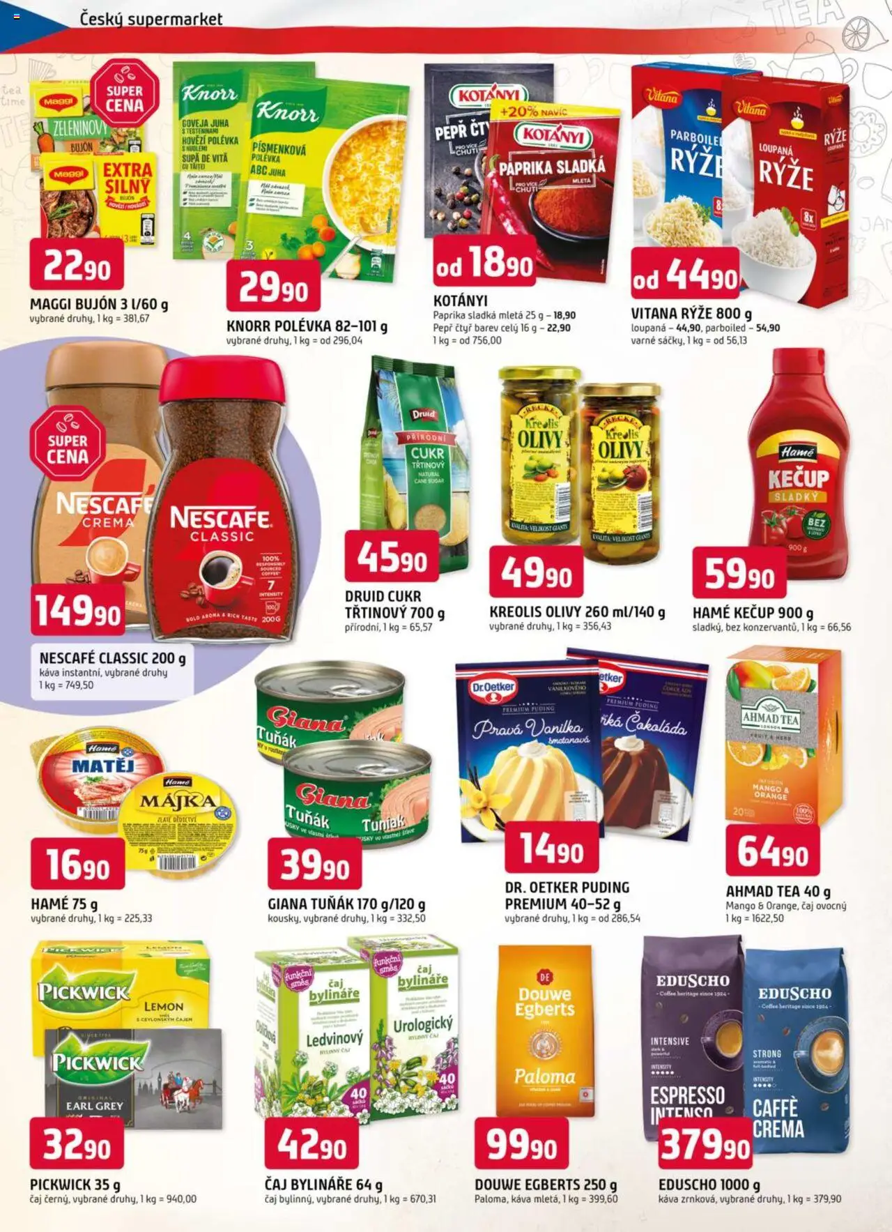 Trefa leták od 10.09.2025 | Strana: 8 | Produkty: Hovězí, Knorr, Nescafé, Ahmad tea