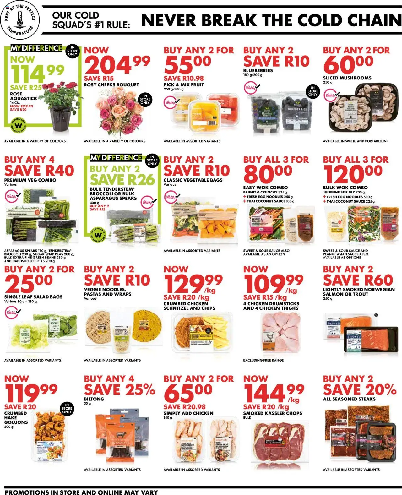 New Woolworths catalogue – valid from 06.10.2025 | Page: 2 | Products: Blueberries, Noodles, Sauce, Sugar