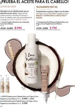 Vista previa Oriflame - Catálogo Campaña 5 válido desde el 01.04.2026 | Página: 124 | Productos: Champú, Acondicionador, Τυρόπιτα, Acondicionador para cabello seco