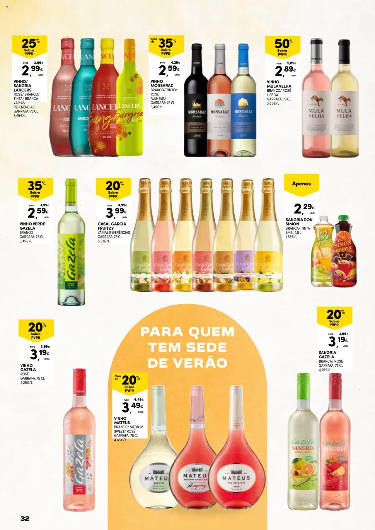 Continente - Verão │ válido de 17.06.2025 | Página: 32 | Produtos: Tinta, Vinho