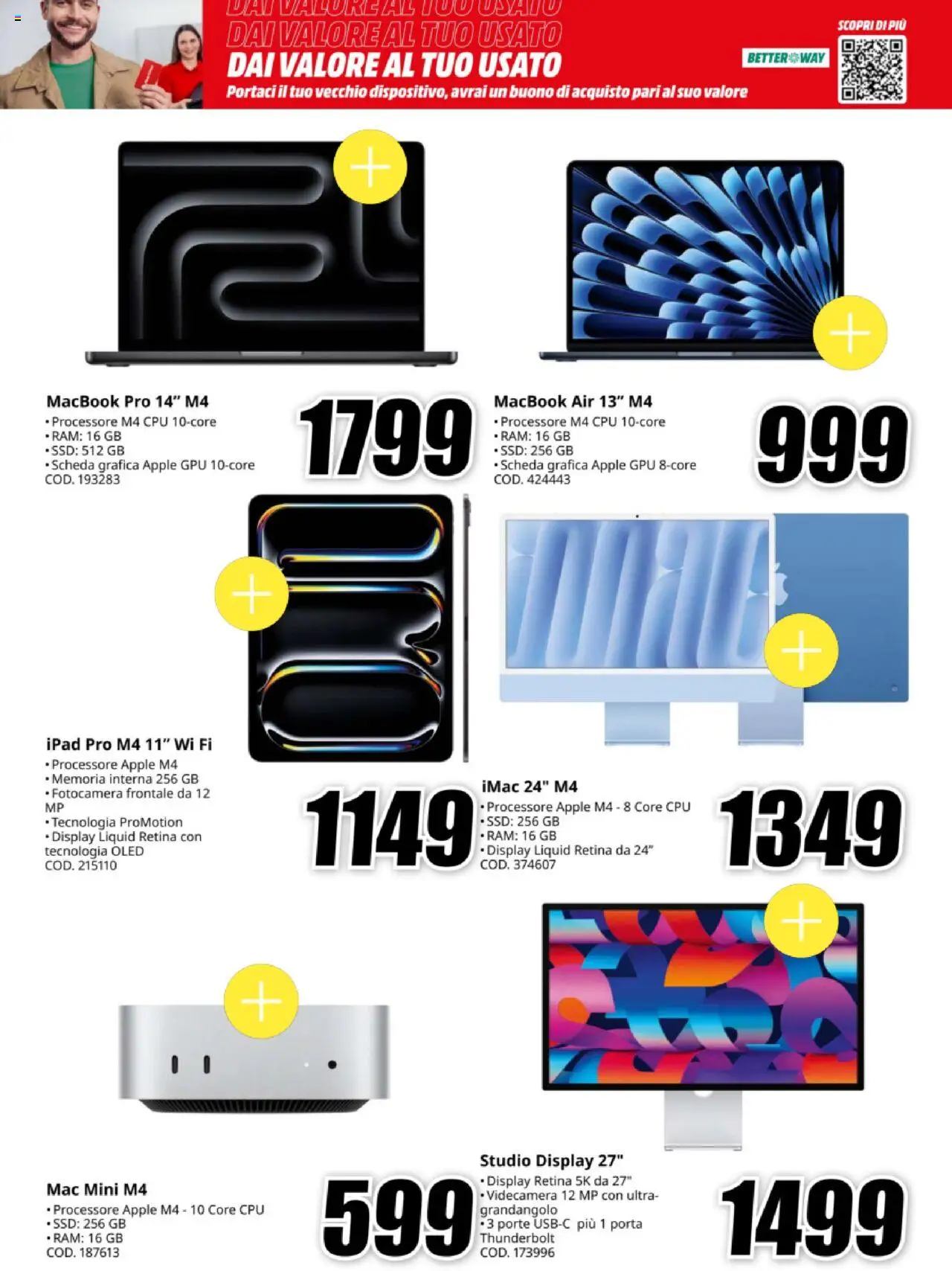 Volantino Media World del 17.10.2025 | Pagina: 5 | Prodotti: Macbook air, Fotocamera, Ipad, Macbook