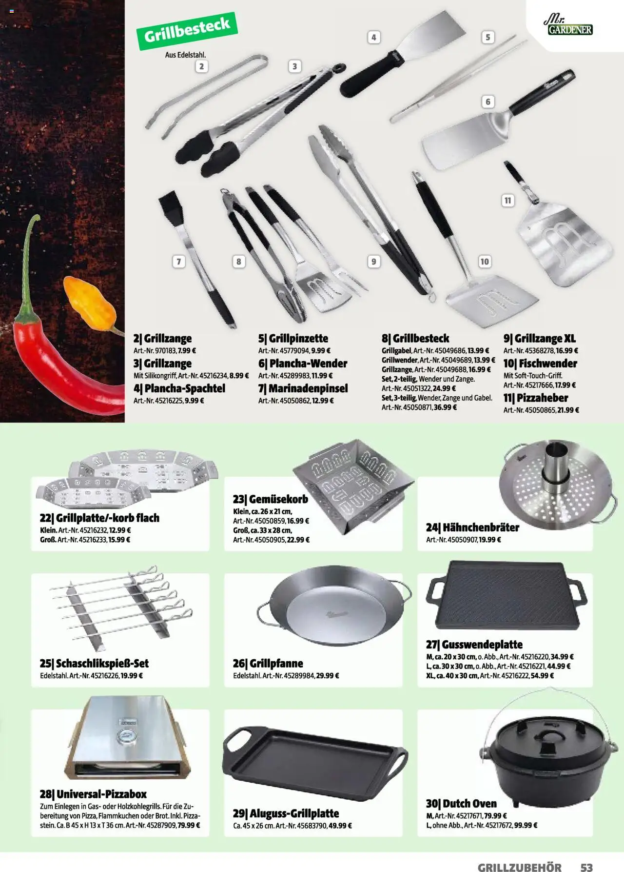 Hagebau Gartenkatalog 2025 gültig ab 05.03.2025 | Seite: 53 | Produkte: Grill, Pizza