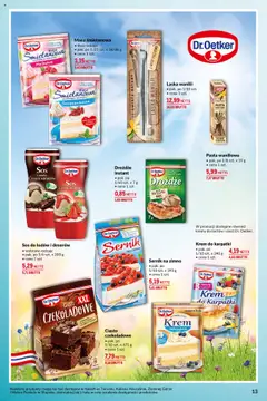 Makro Gazetka - Na uroczyste okazje od 13.05.2025 | Strona: 13 | Produkty: Krem do karpatki, Pasta waniliowa, Krem, Sos
