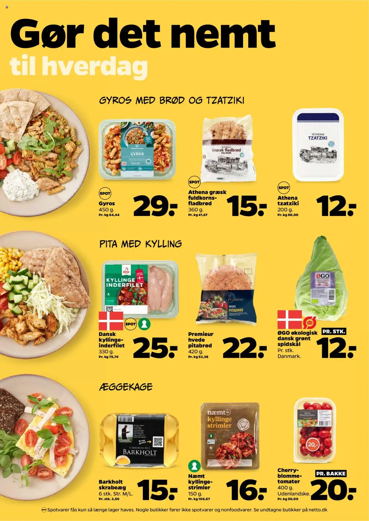 Netto tilbudsavis – gyldig fra 13.09.2025 | Side: 8 | Produkter: Pitabrød, Brød, Tomater, Tzatziki