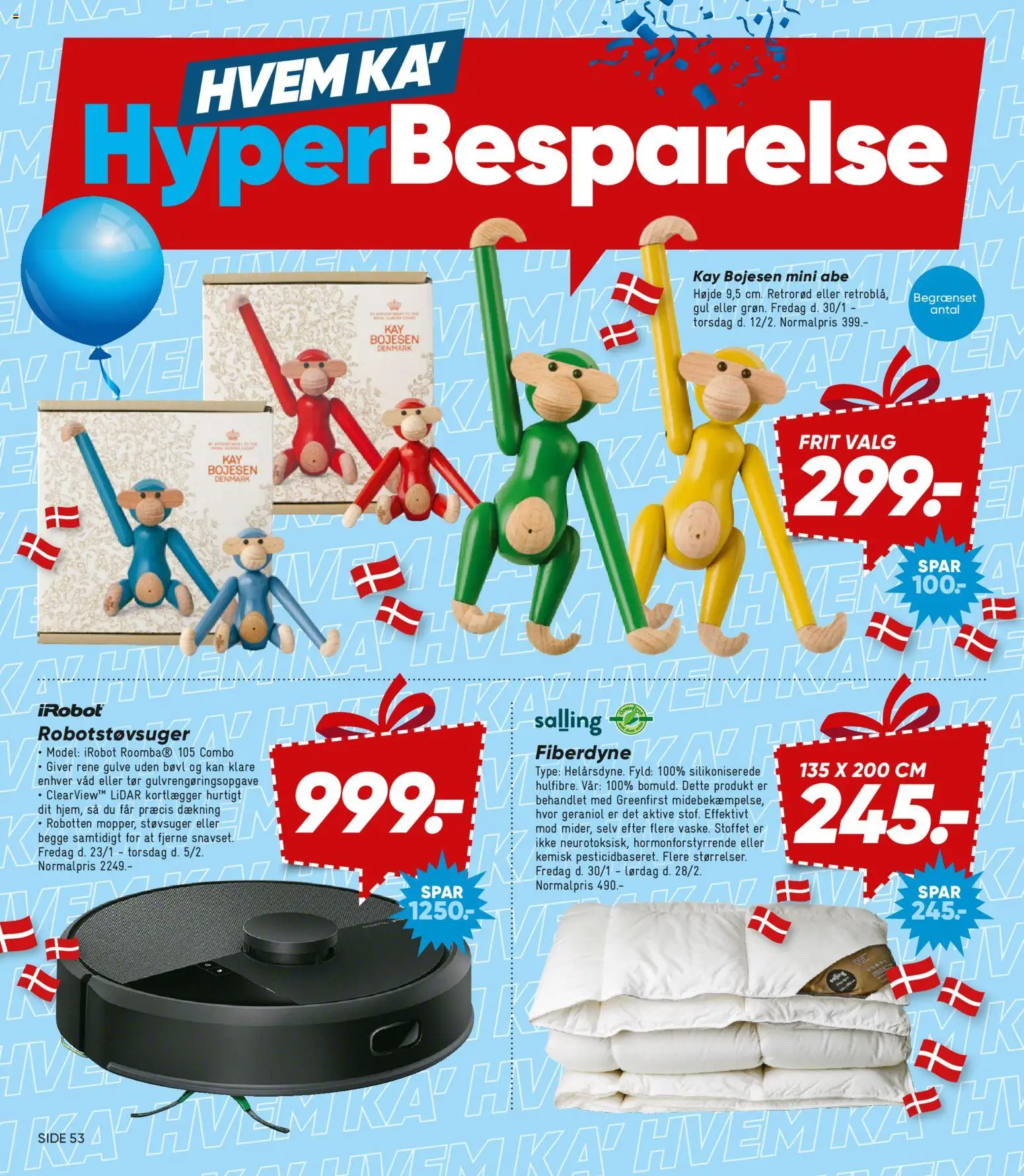 Bilka tilbudsavis – gyldig fra 30.01.2026 | Side: 4 | Produkter: Robotstøvsuger, Støvsuger