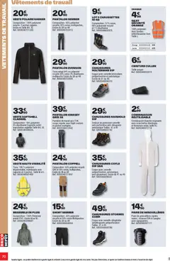 Brico Dépôt - Prévisualisation de Brico Dépôt - L'officiel du bricolage valide à partir de 25.03.2026 | Page: 70 | Produits: Ceinture, Orange, Gilet, Combinaison