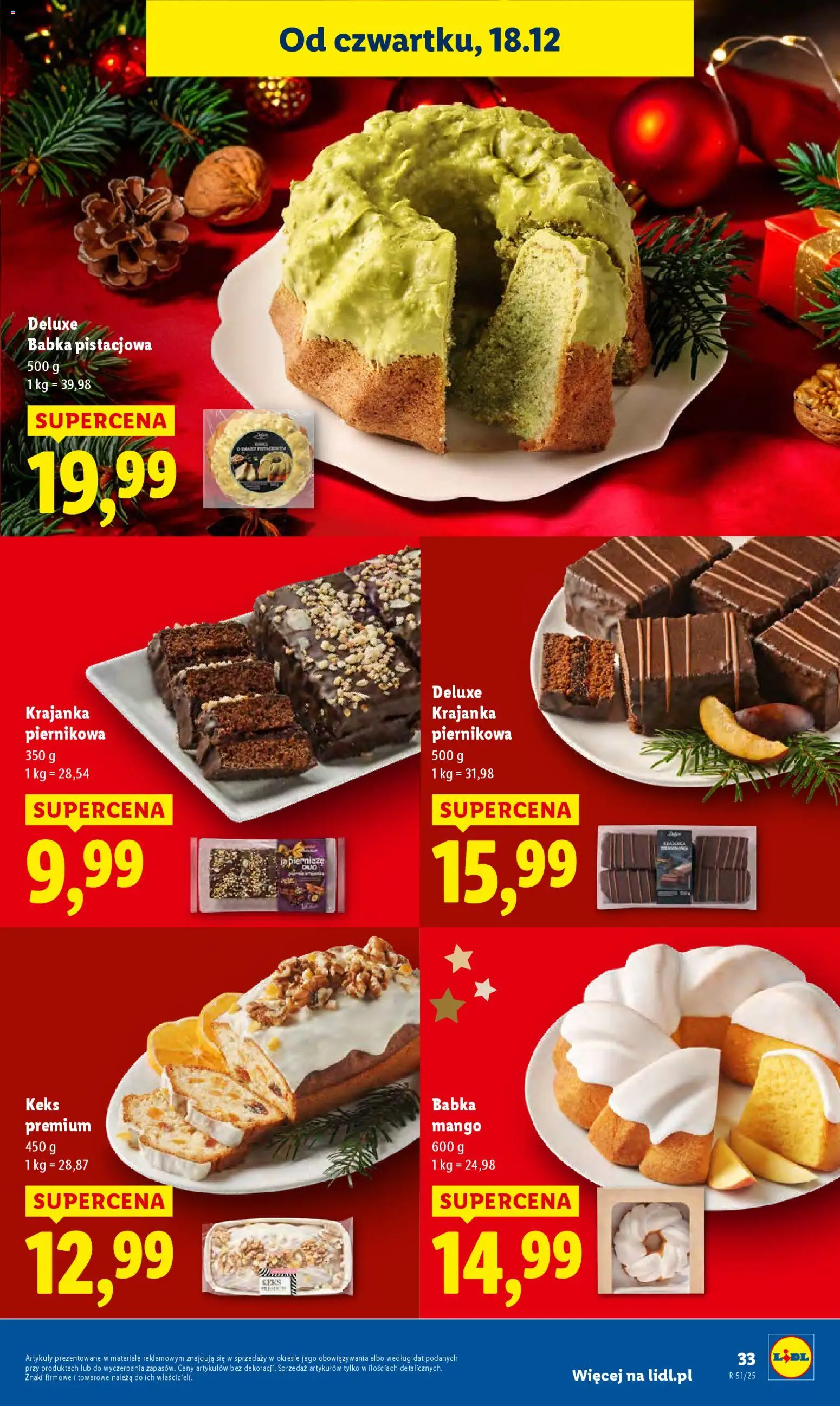 Lidl Gazetka od 18.12.2025 | Strona: 35 | Produkty: Mango, Babka