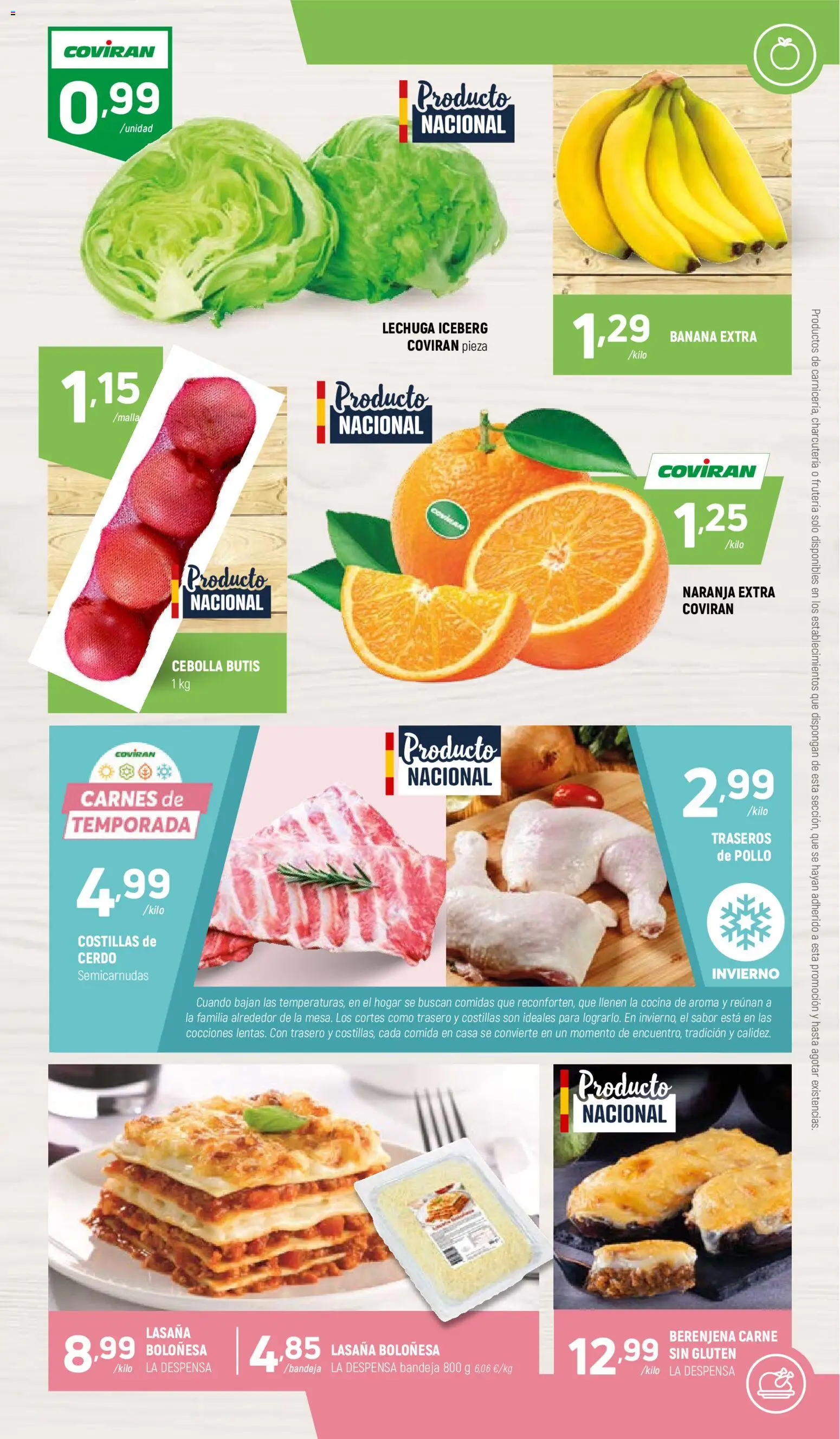 Coviran - Centroc │ válido desde el 10.03.2026 | Página: 3 | Productos: Cerdo, Cocina, Lasaña, Bandeja