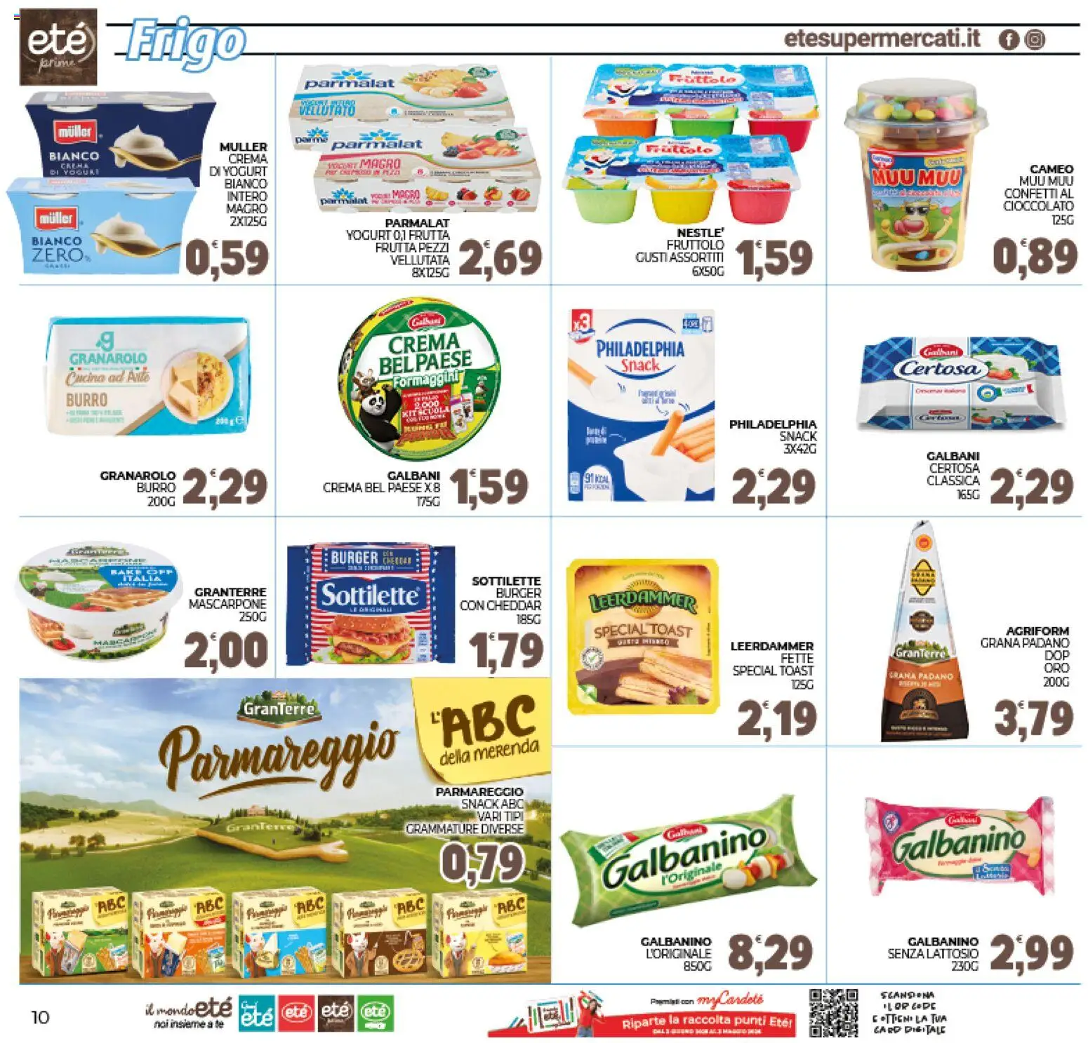 Volantino Eté del 16.01.2026 | Pagina: 10 | Prodotti: Yogurt, Cioccolato, Tè, Burro