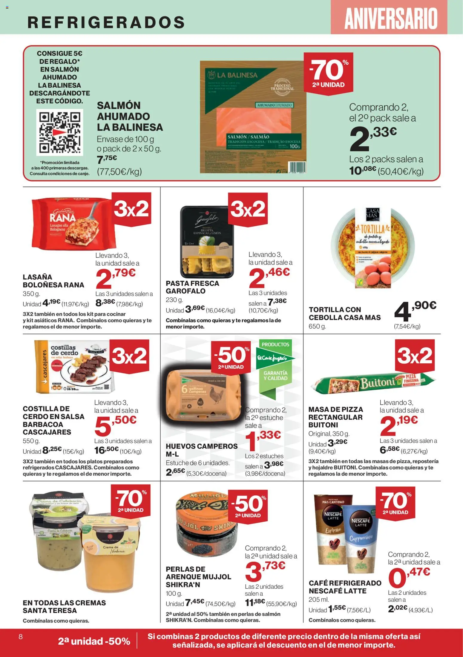 Supercor Canarias │ válido desde el 06.11.2025 | Página: 8 | Productos: Calabacín, Pizza, Pasta, Barbacoa