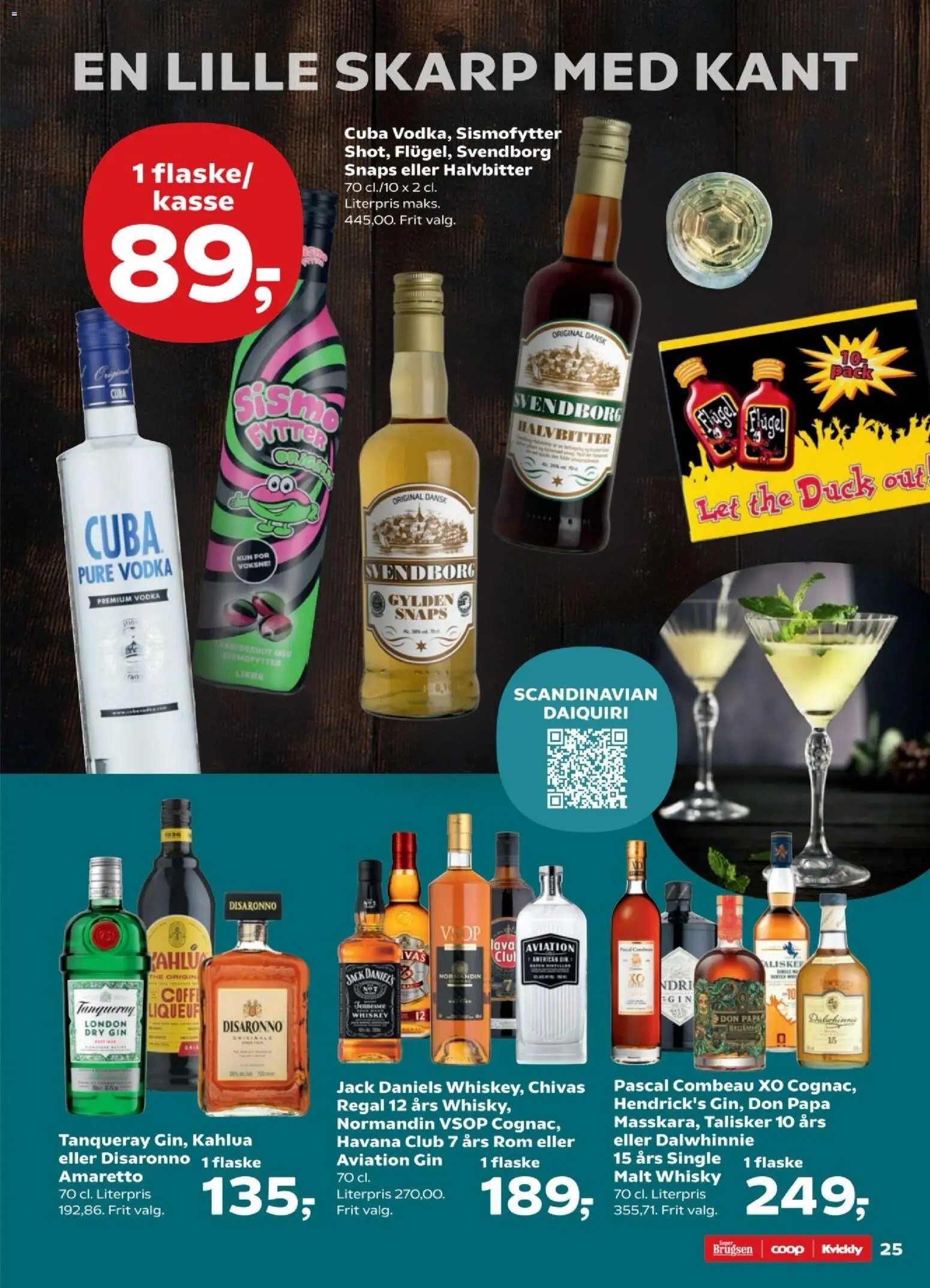 Kvickly tilbudsavis – gyldig fra 06.02.2026 | Side: 26 | Produkter: Gin, Vodka, Whisky, Rom