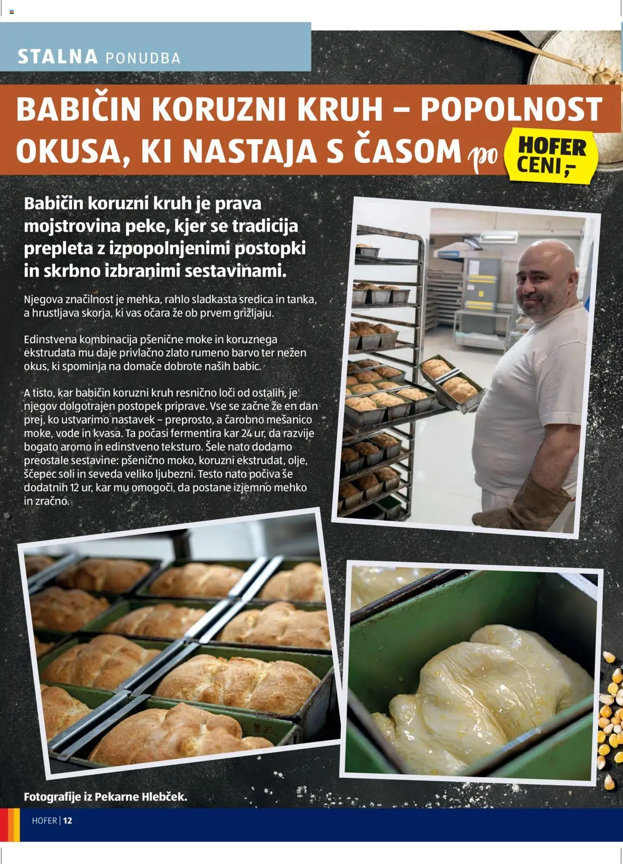 Hofer SI katalog | vrijedi od 18.09.2025 | Stranica: 12 | Proizvodi: Kruh
