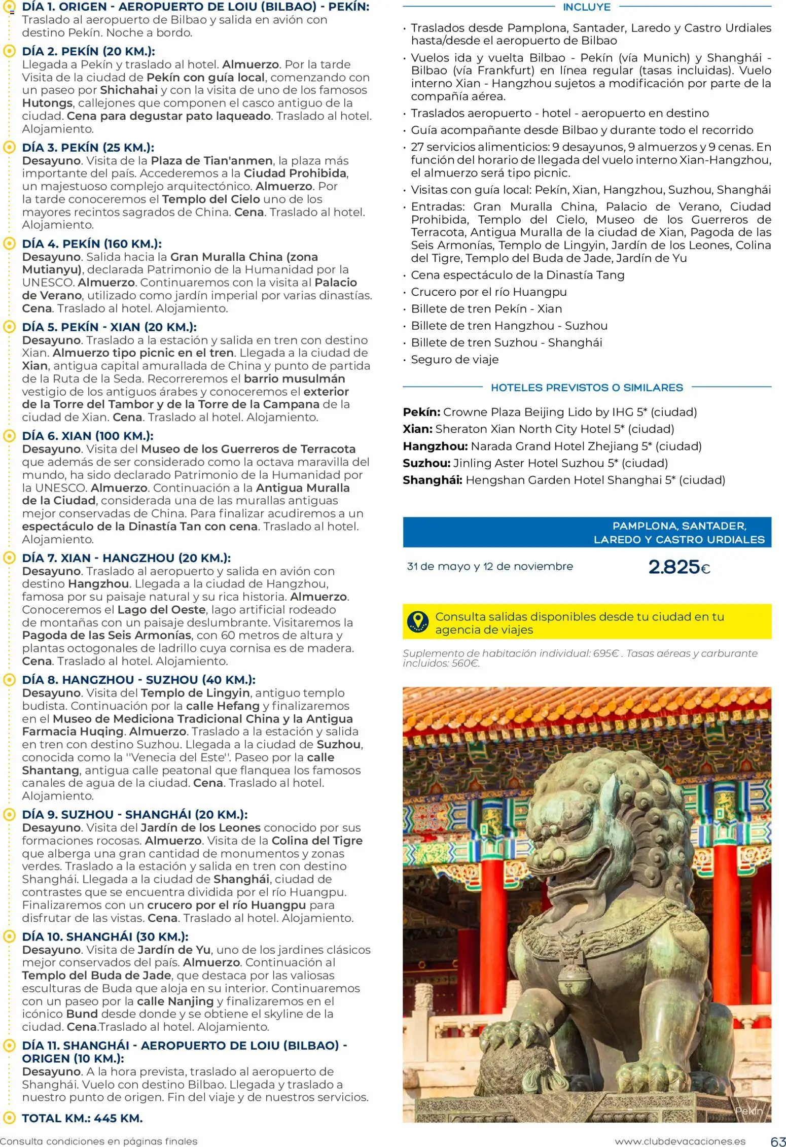 Viajes El Corte Inglés Zona Norte │ válido desde el 01.01.2026 | Página: 63