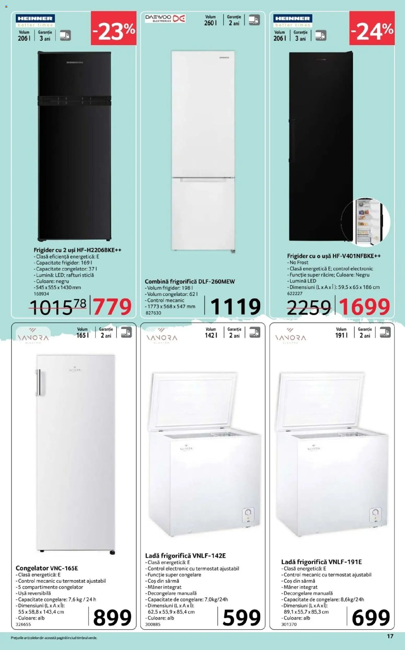 Noul catalog Selgros – valabil de la 20.02.2026 | Pagină: 17 | Produse: Tavuk suyu, Coș, Babak, Combină frigorifică