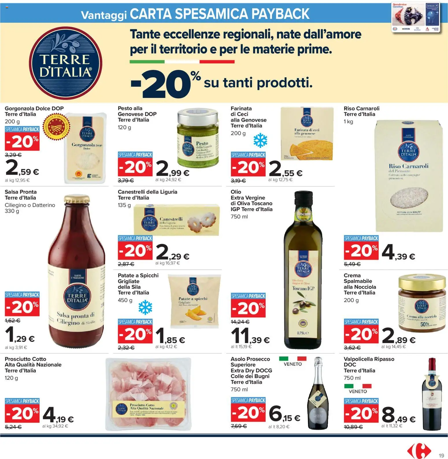 Volantino Carrefour del 27.01.2026 | Pagina: 19 | Prodotti: Riso, Salsa, Pesto, Canestrelli